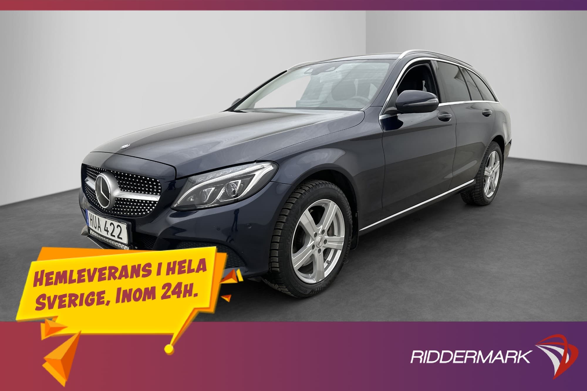 Mercedes-Benz C 250 T d 4M Burmester HUD Värm Kamera Drag