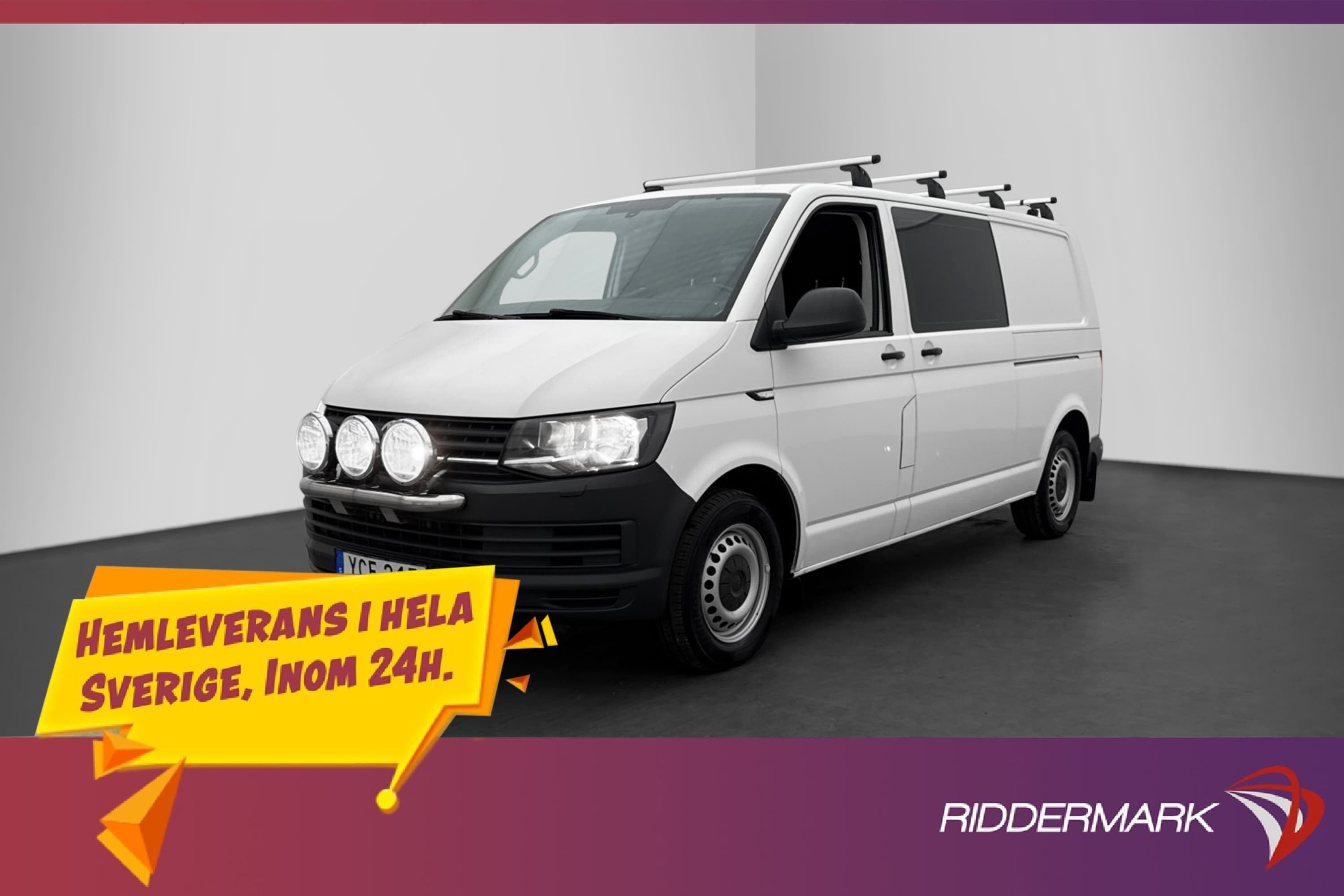 Volkswagen Transporter Kombi L2 4M Värm Drag V-Inredd Moms