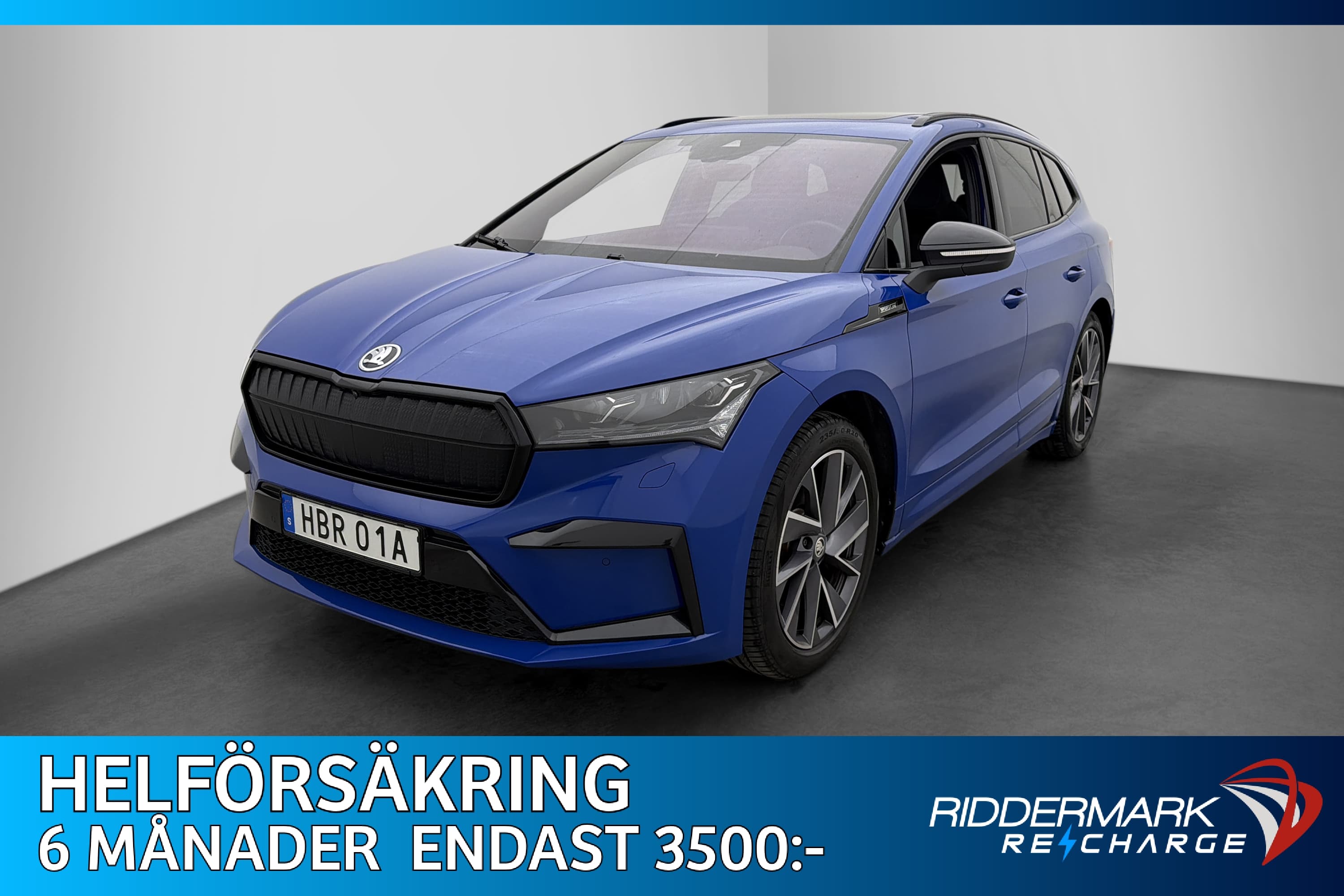 Skoda Enyaq 80 Sportline Värmare Pano Dragkrok 360° CarPlay