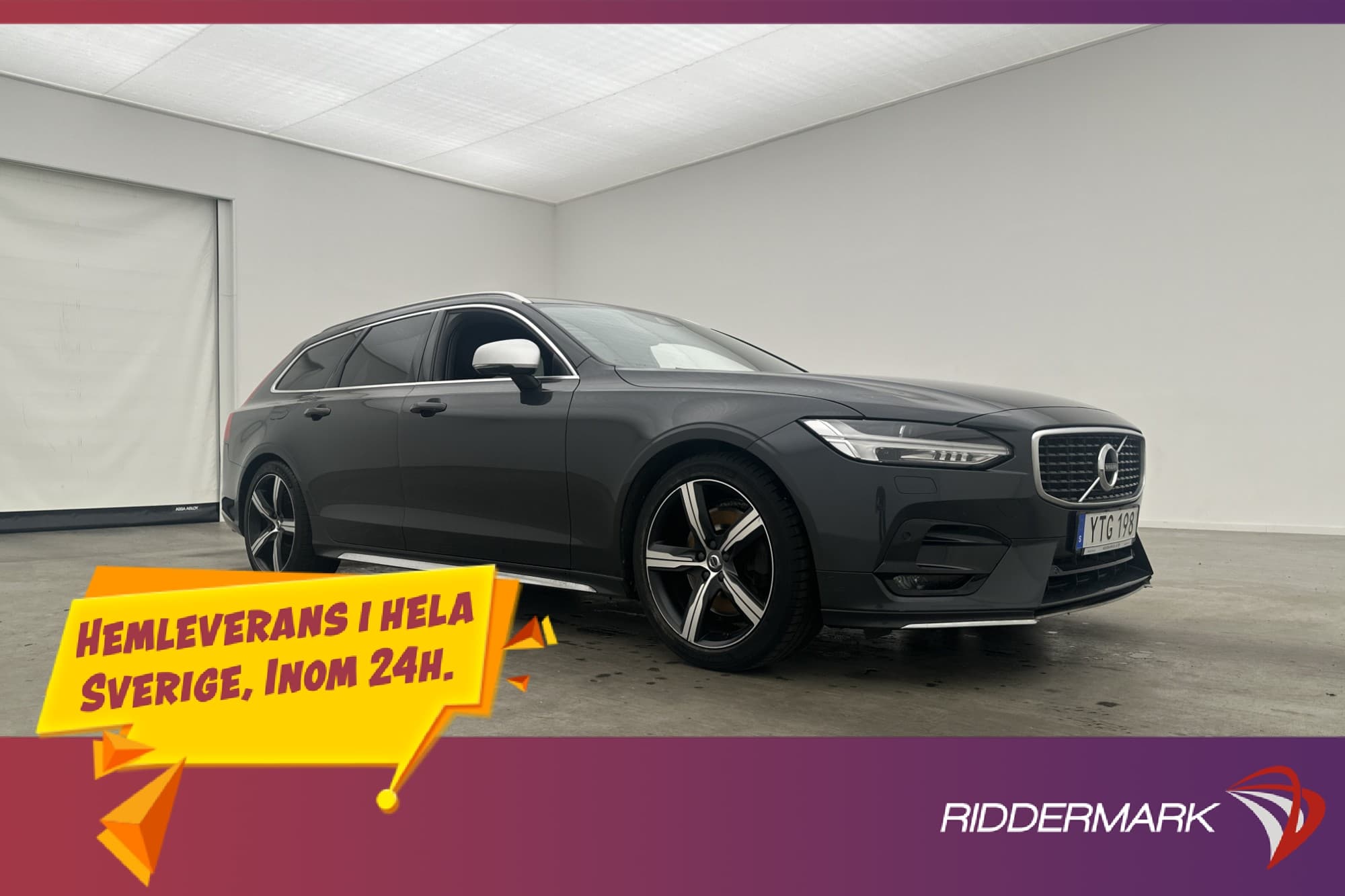 Volvo V90 T4 190hk R-Design H/K P-Värm Drag BLIS Rattvärme