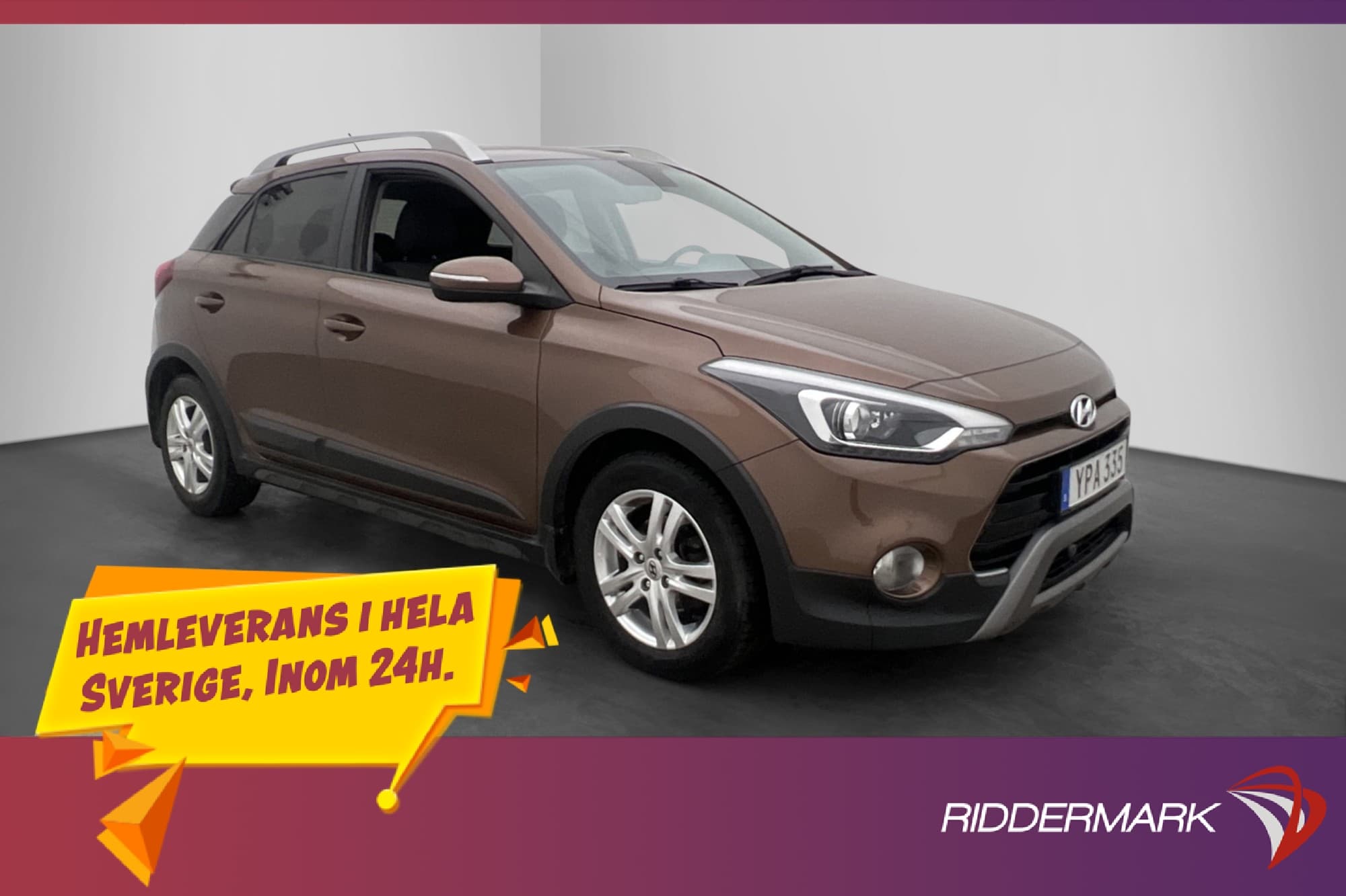 Hyundai I20 1.4 101hk Premium Bluetooth Farthållare Drag