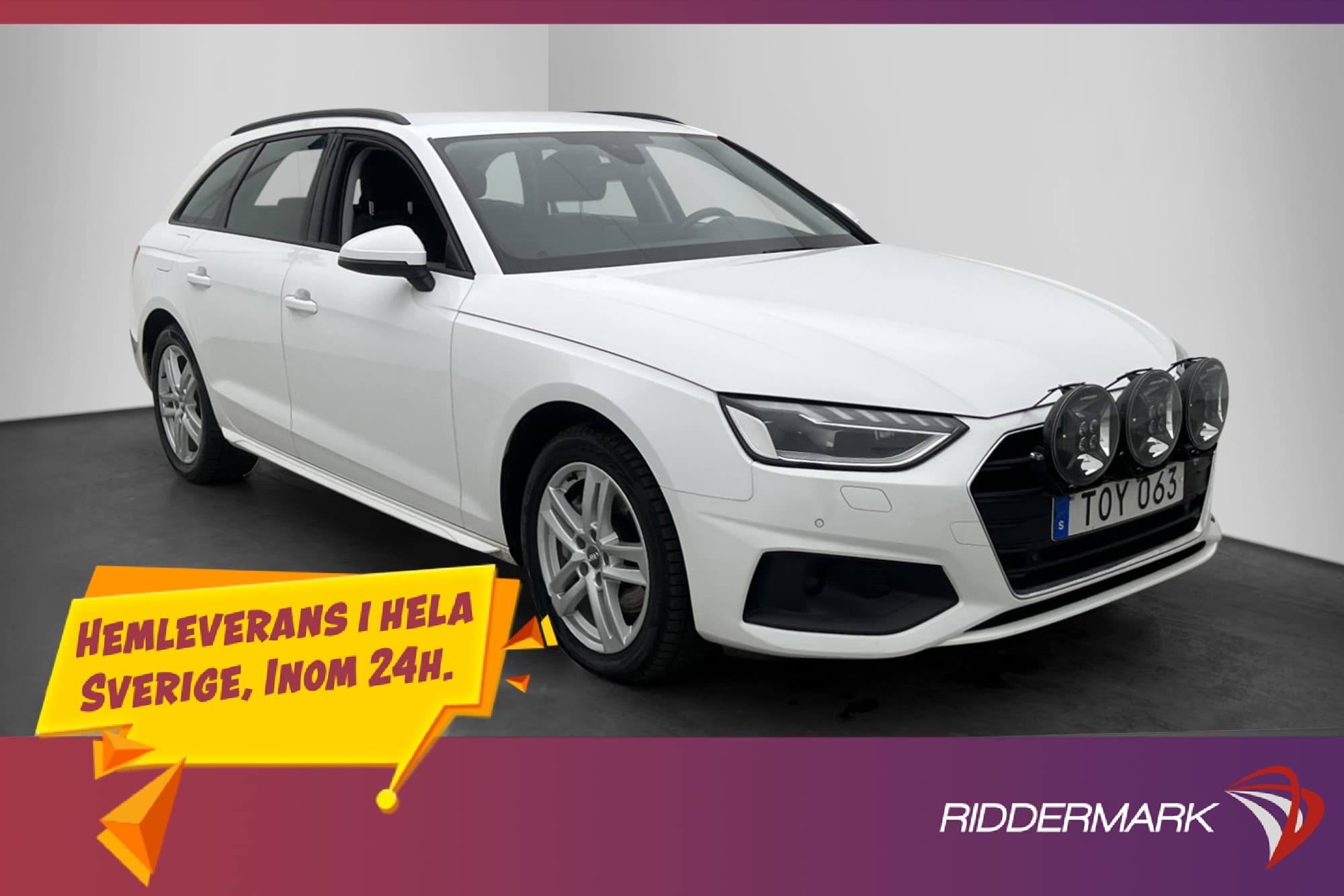 Audi A4 40 TDI 190hk Q Proline Värmare Sensorer Navi Drag