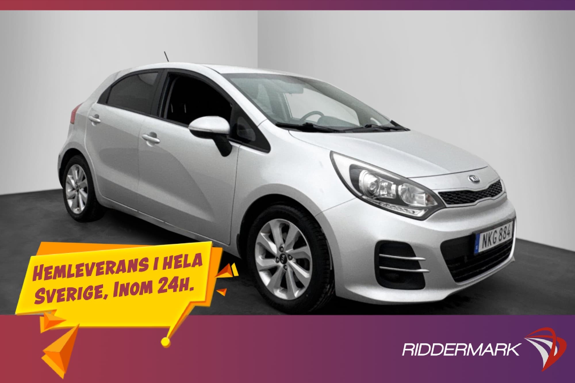 Kia Rio 1.4 109hk GLS Rattvärme 0.63 l/mil