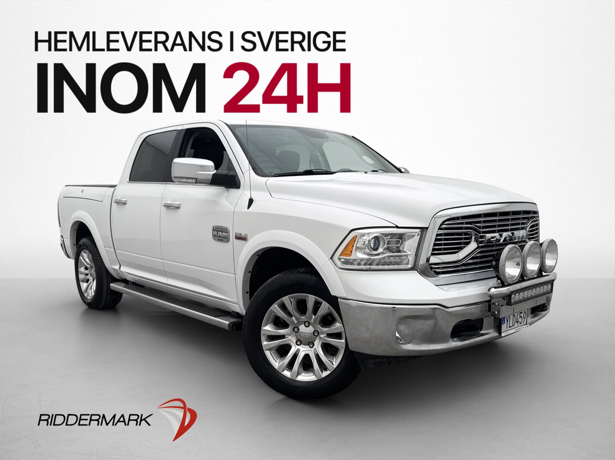 Dodge RAM LongHorn V8 4x4 Luft Drag Rambox Skinn Alpine Moms