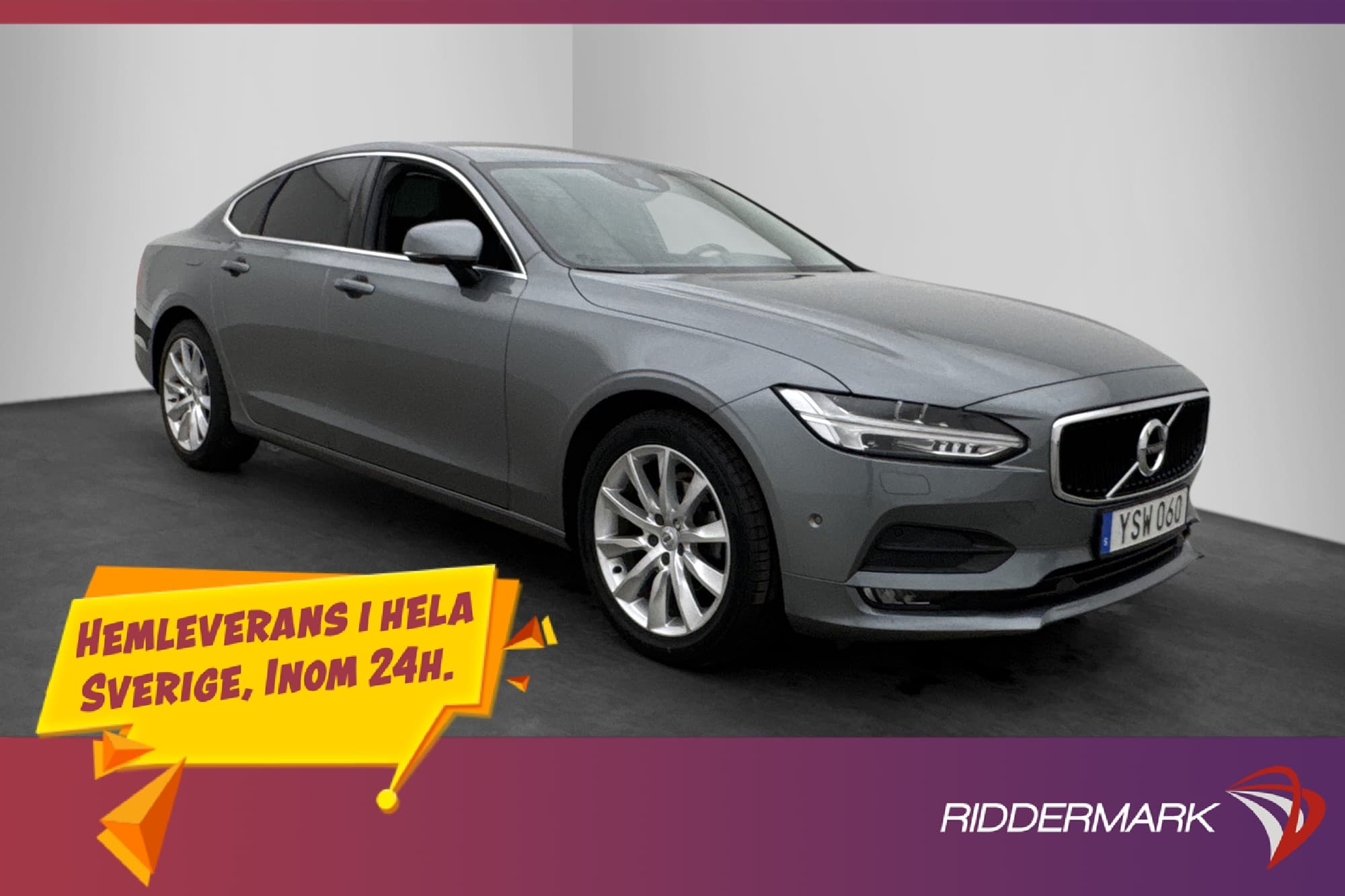 Volvo S90 D4 AWD 190hk VOC Värmare Kamera Navi 4-Zons BLIS