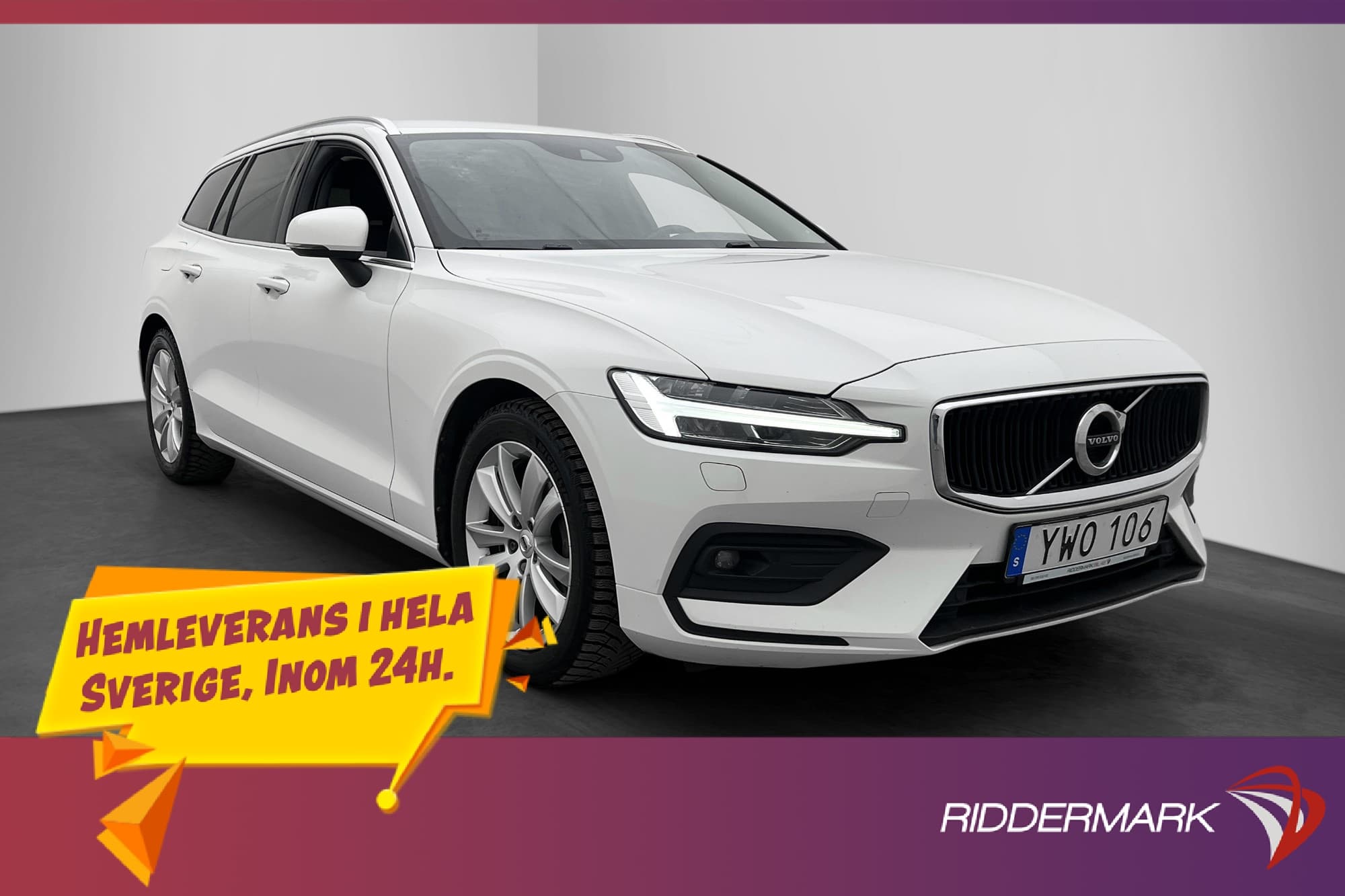 Volvo V60 D4 190hk Momentum Halvskinn Värmare VOC Keyless