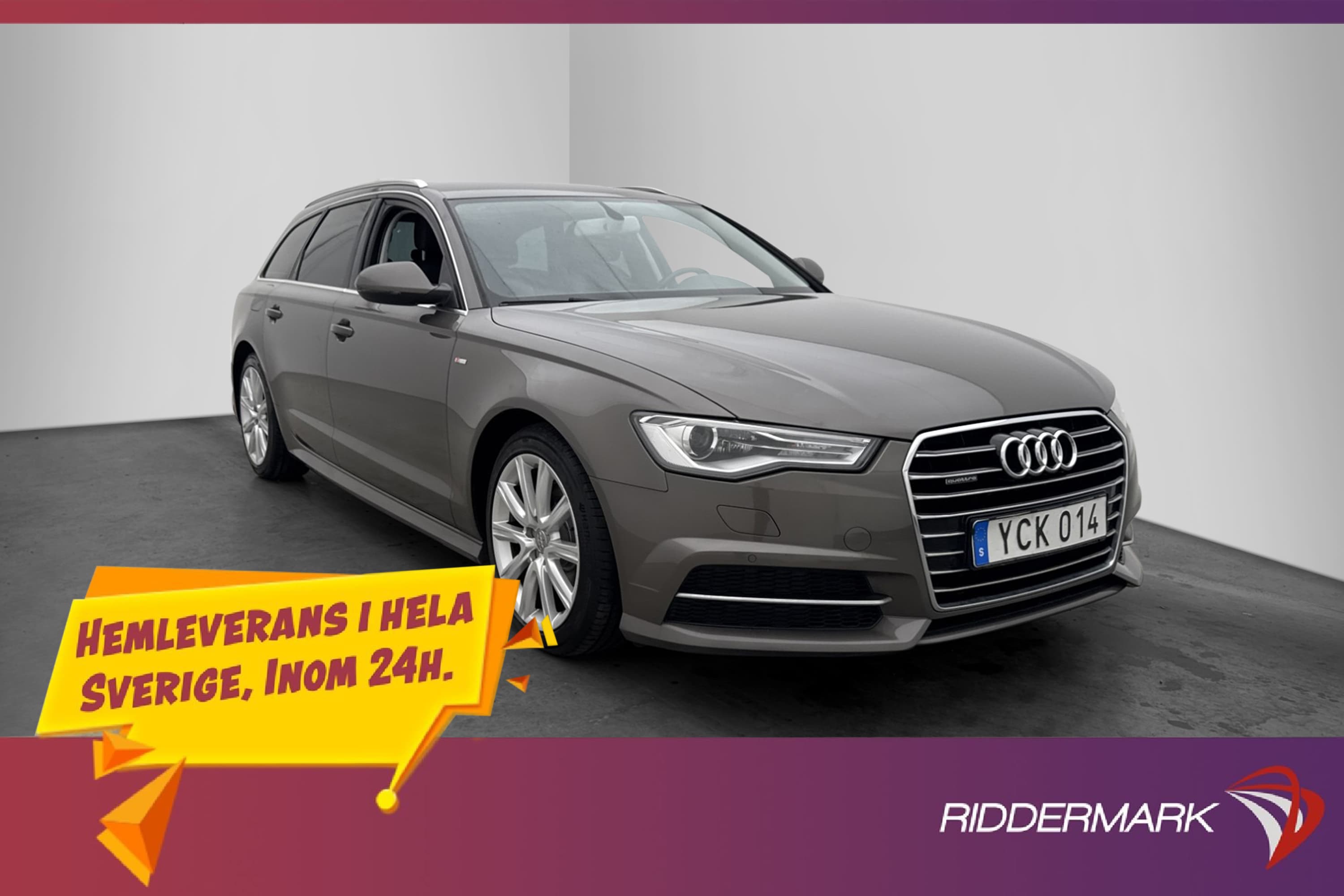 Audi A6 Avant 2.0 TDI Quattro 190hk S-Line P-Sensorer Drag