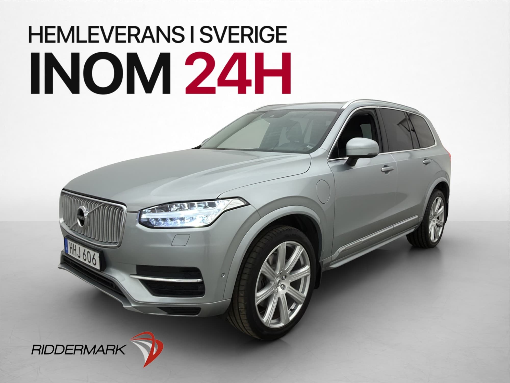 Volvo XC90 T8 TwEn AWD 7-Sits Inscription Luftfjä Pano Drag