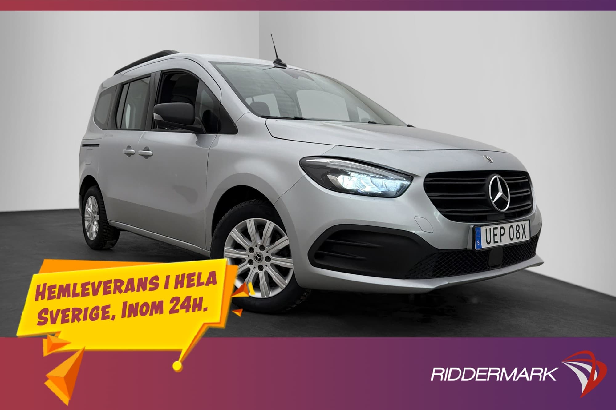 Mercedes-Benz Citan Tourer 112 B-Kamera 5-Sits CARPLAY Moms