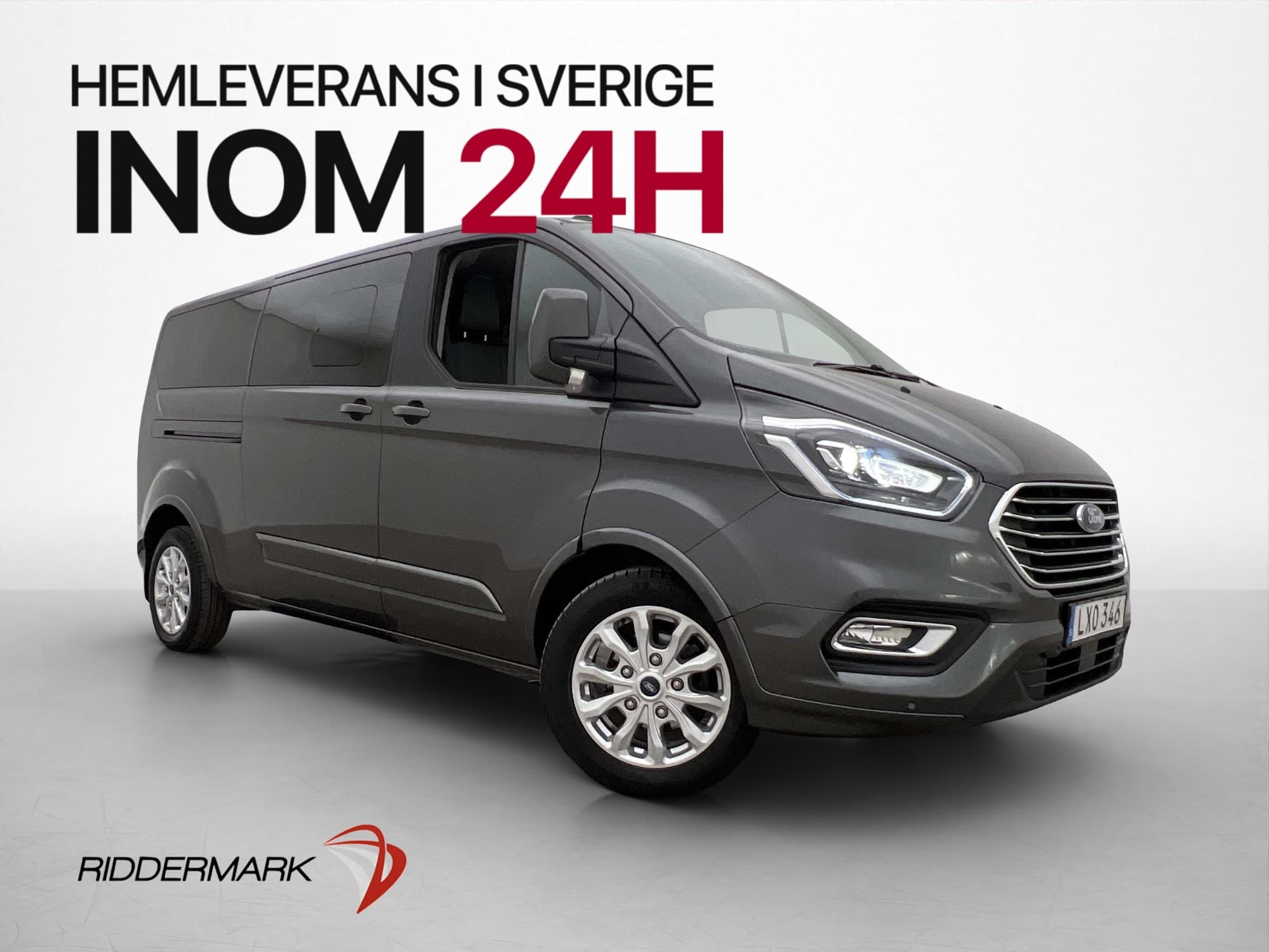 Ford Tourneo Titanium Lång Värmare Dragkrok B-Kamera MOMS