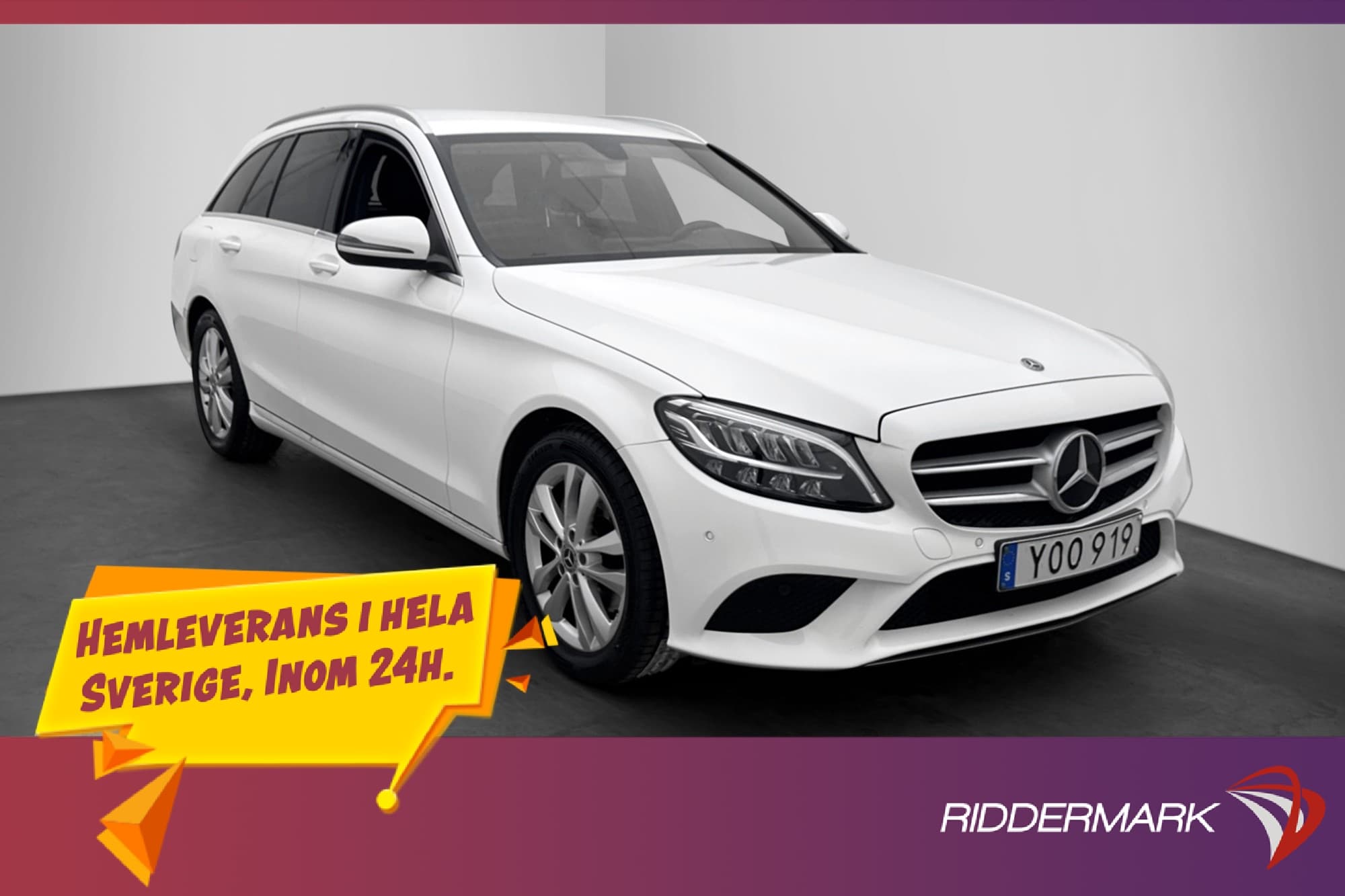 Mercedes-Benz C 200 T d 150hk Kamera Keyless CarPlay Navi