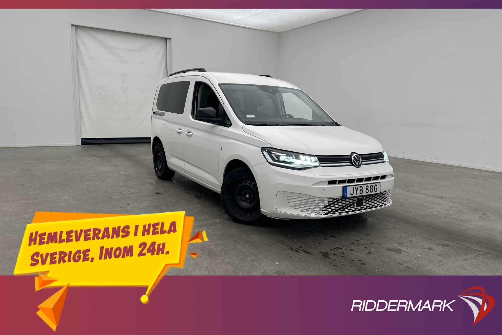 Volkswagen Caddy Life 2.0TDI 4M Värmare B-Kamera 7-Sits Moms