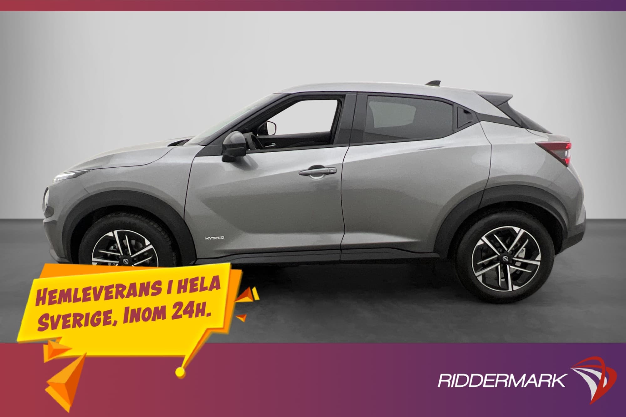 Nissan Juke Hybrid 143hk 360° CarPlay Adaptiv Navi Sensorer