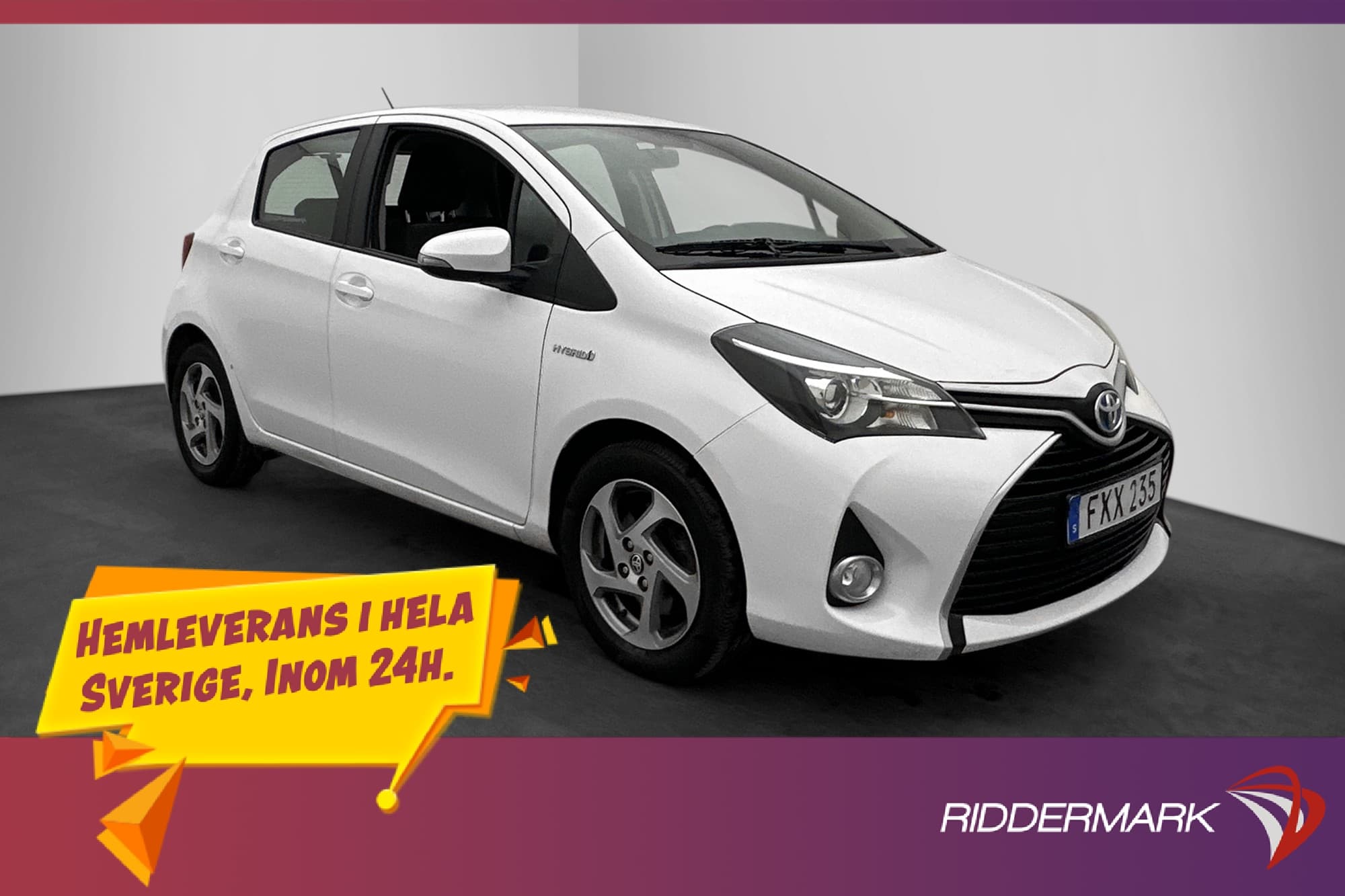 Toyota Yaris Hybrid 101hk Active Kamera Farthållare 0,33l/mi