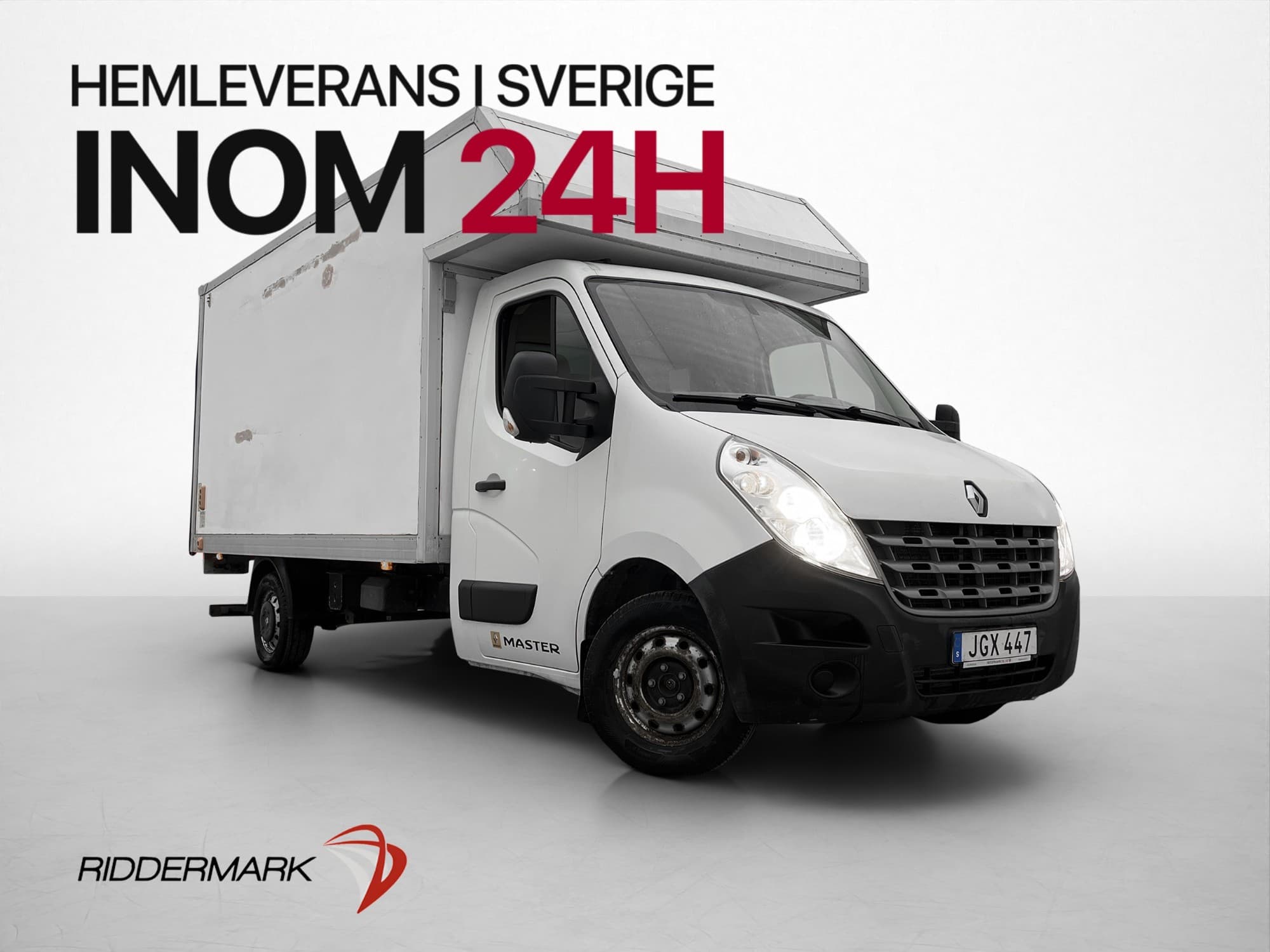 Renault master 2.3dCi BAKGAVELLYFT 3-Sits Farthållare MOMS