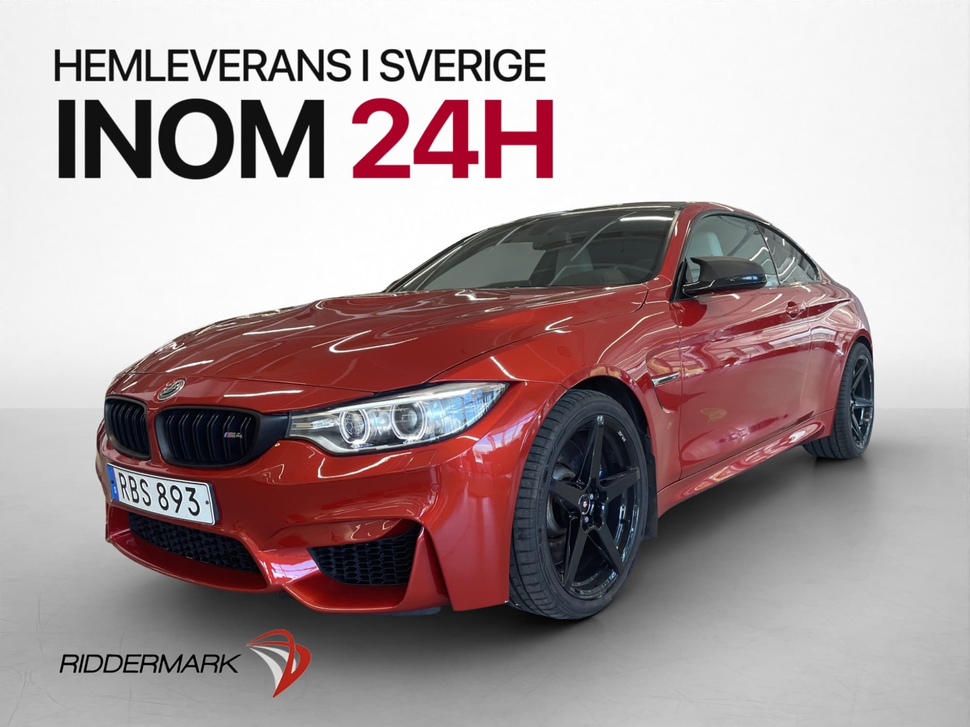BMW M4 Coupé 431hk HUD Navi Shadow Comfort Läder
