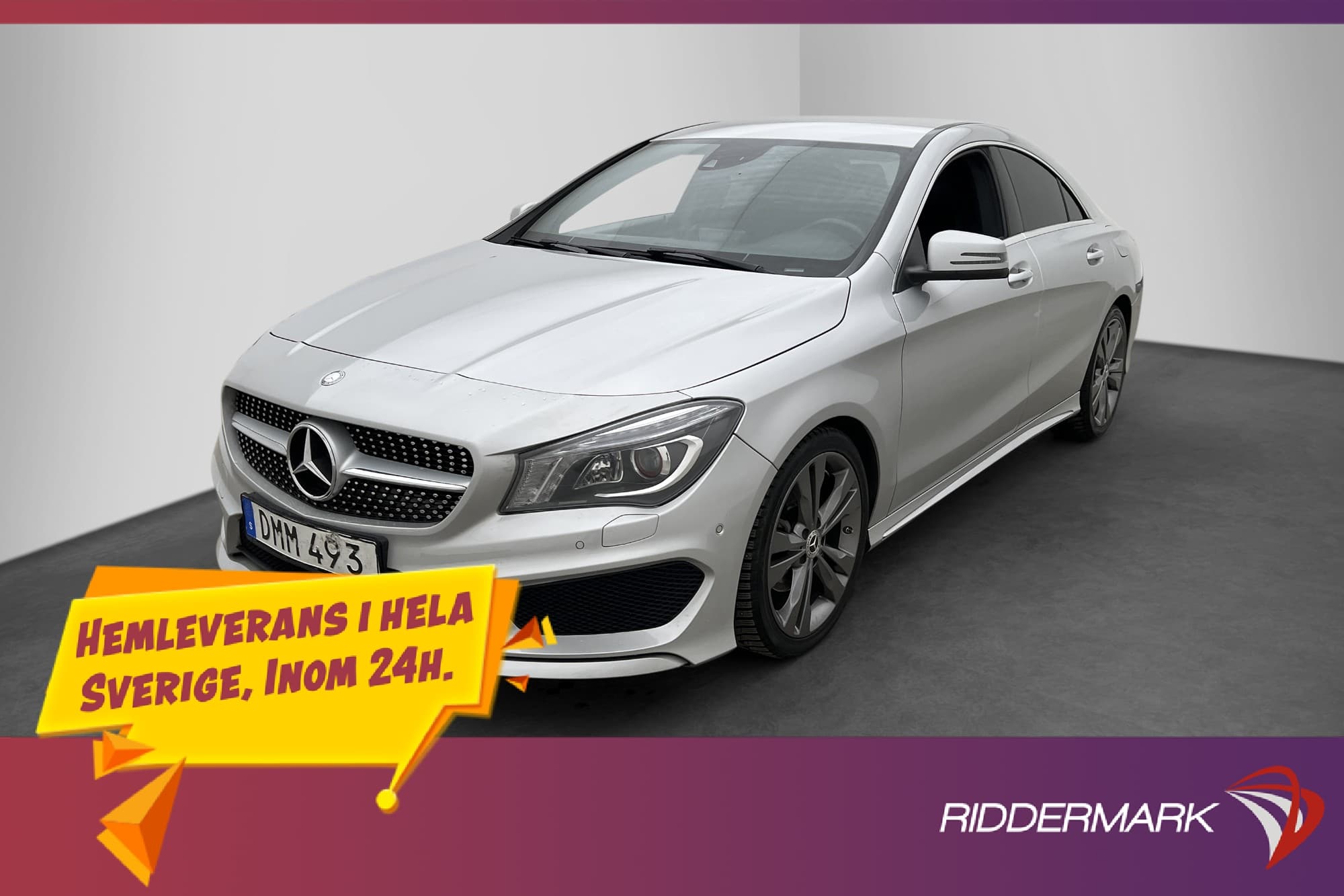 Mercedes-Benz CLA 200 Coupé 156hk AMG Kamera Farthållare