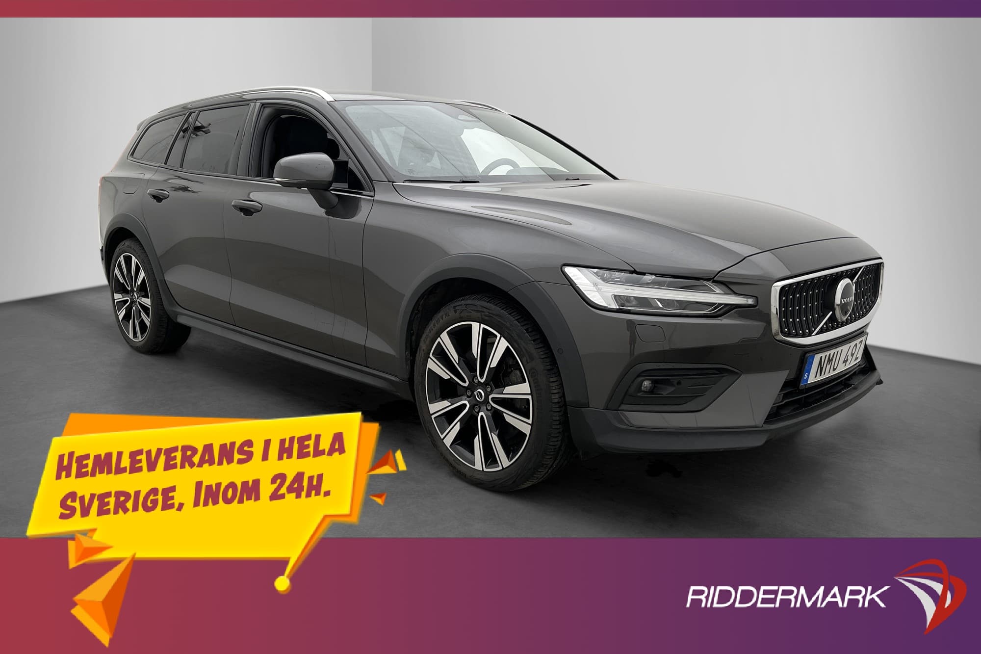 Volvo V60 Cross Country B5 AWD Plus Google 360° Skinn P-Värm