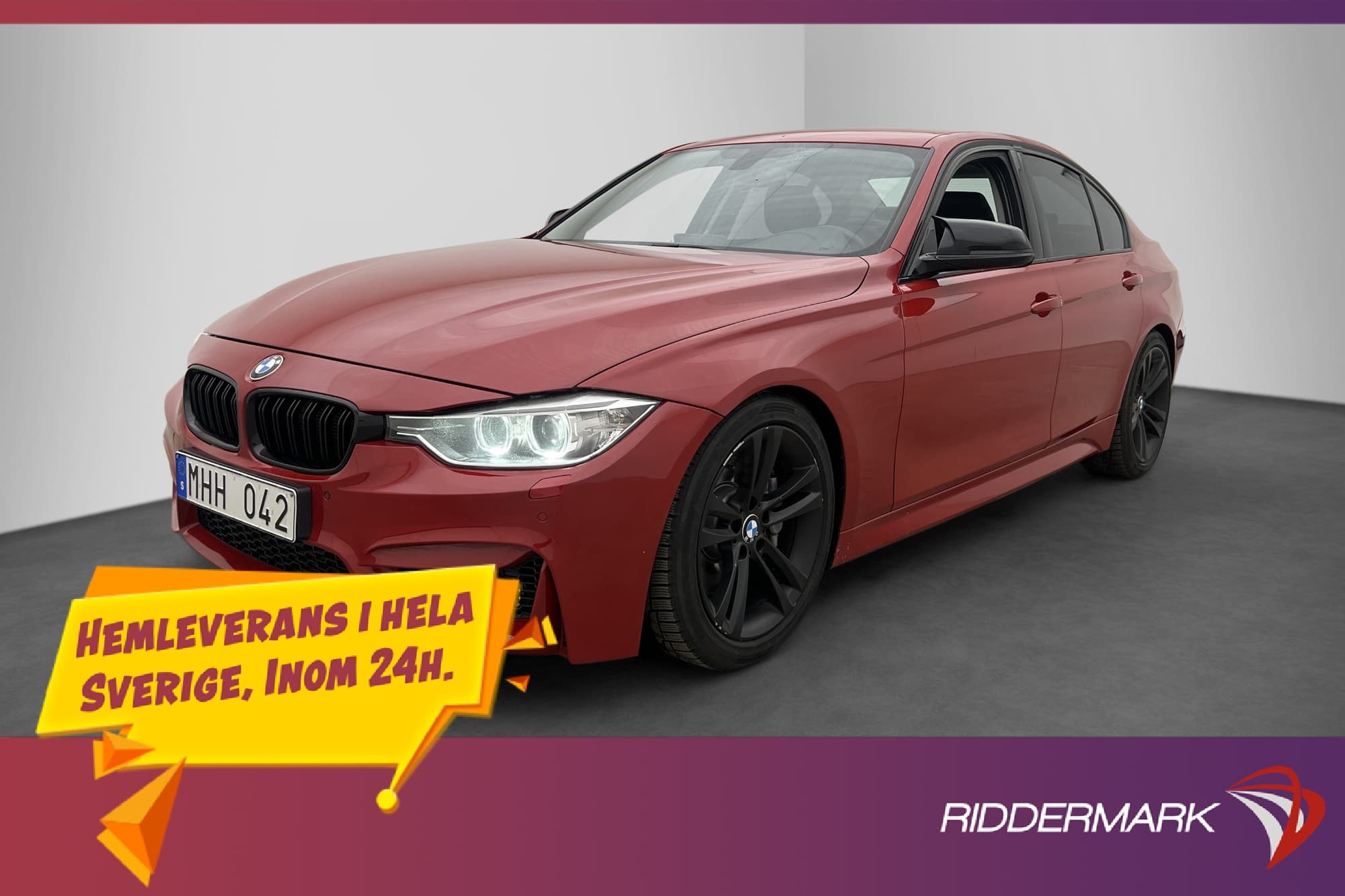 BMW 335i Hifi Sensorer Navi Skinn Fart Rattvärme