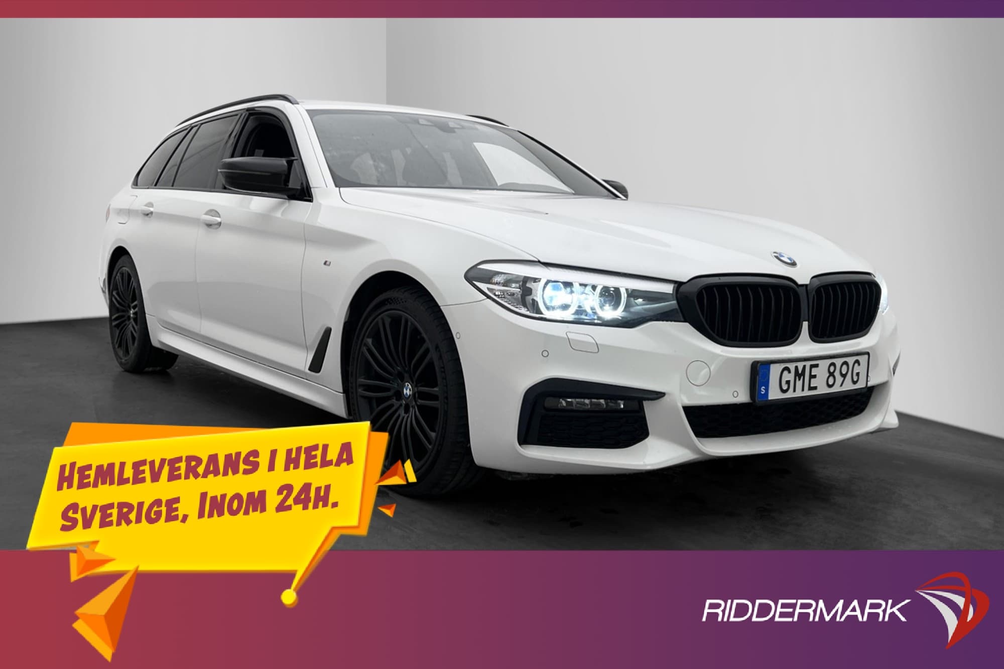 BMW 520 D Touring 190hk M Sport Kamera Dragkrok Display-Key