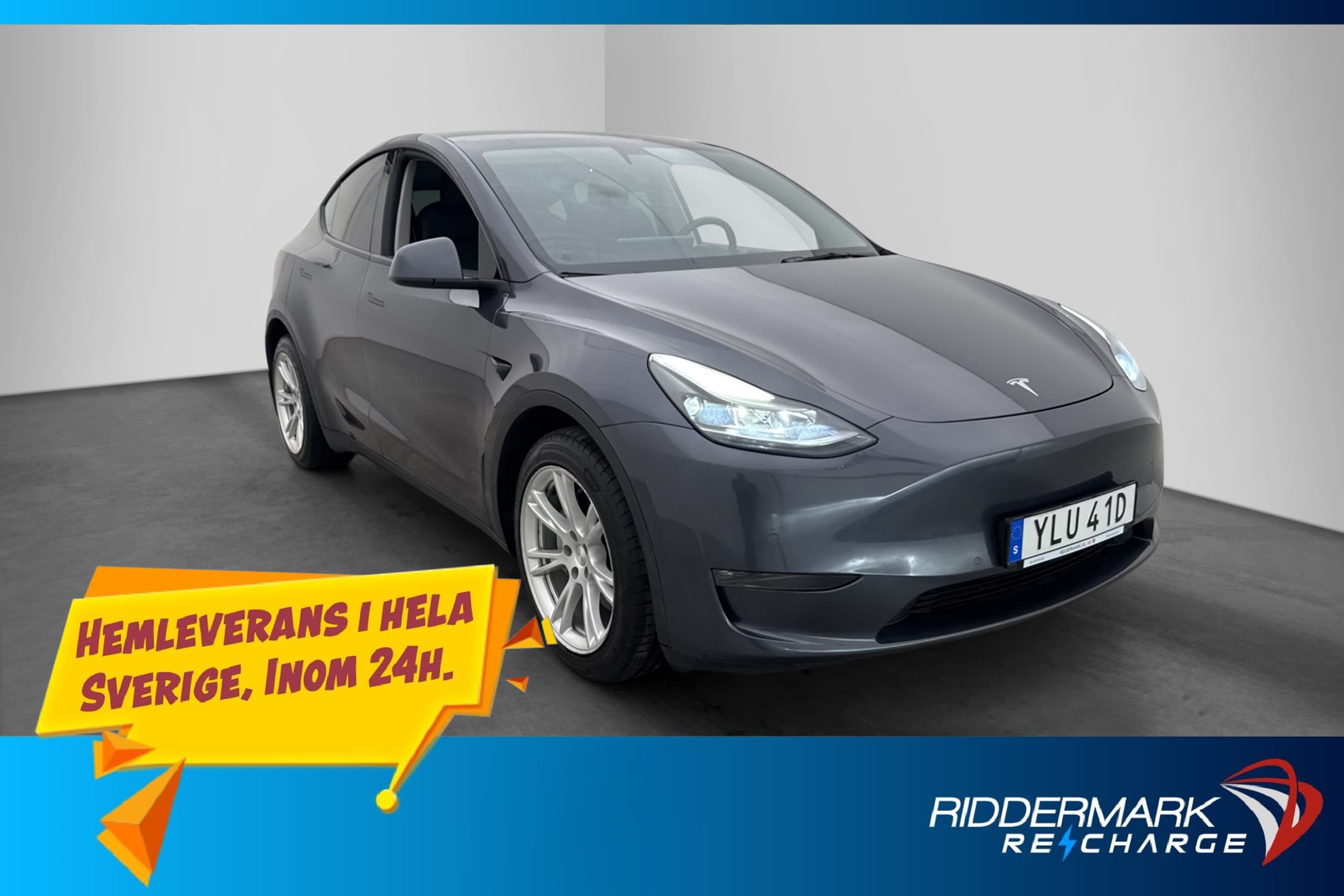Tesla Model Y Long Range AWD Svensksåld AP Pano 1 brukare