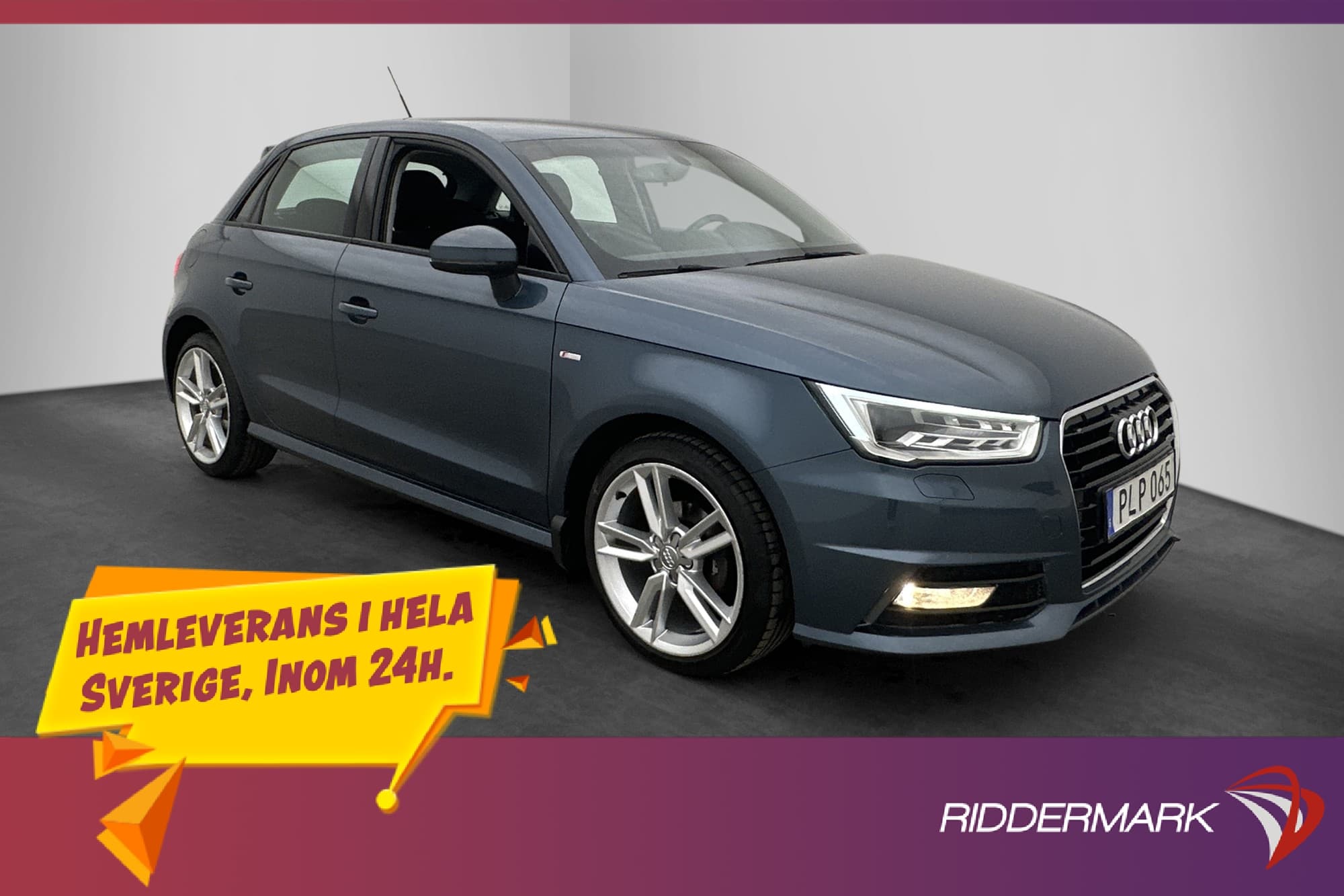 Audi A1 Sportback 1.0 TFSI S Tronic S-Line LED 95hk 0,45l/M