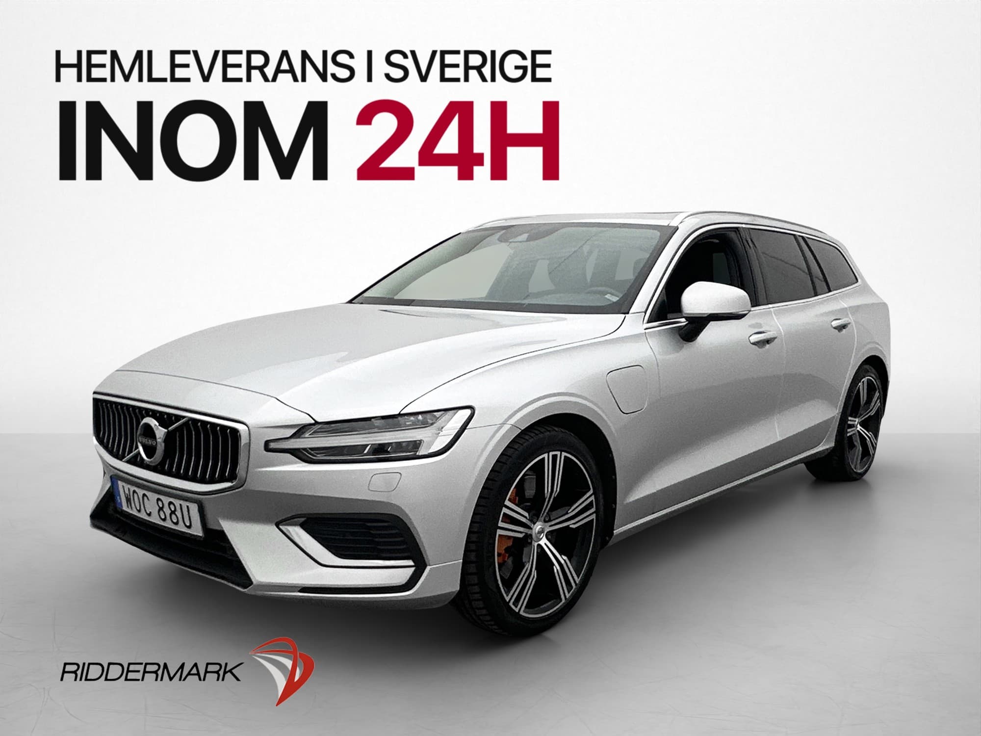 Volvo V60 Recharge T8 Inscription Pano Läder VoC Värmare H/K