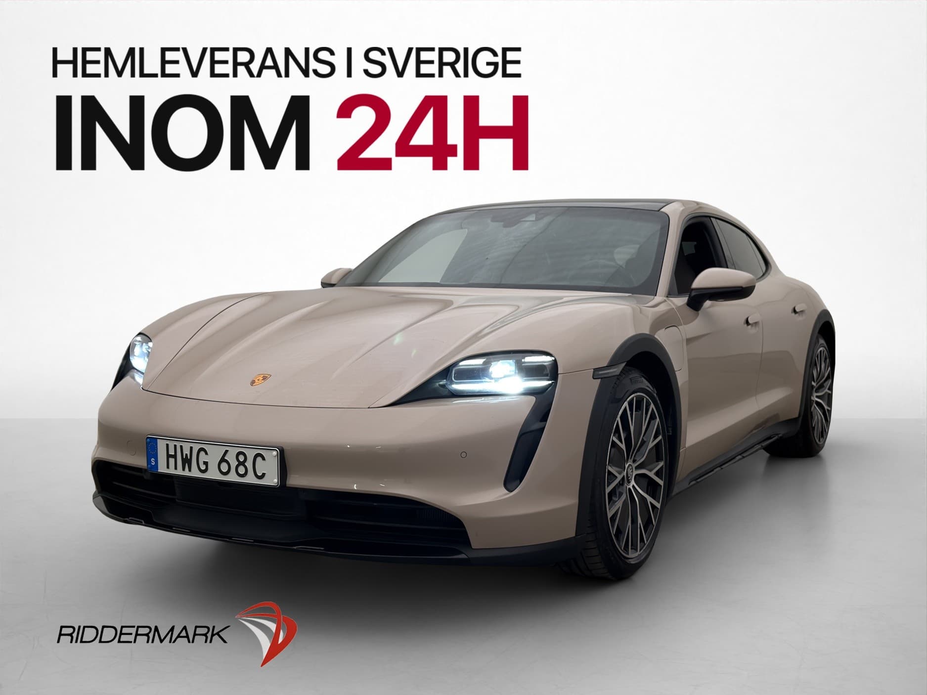 Porsche Taycan 4 Cross Turismo DD Pano BOSE PDLS 14-Vägs