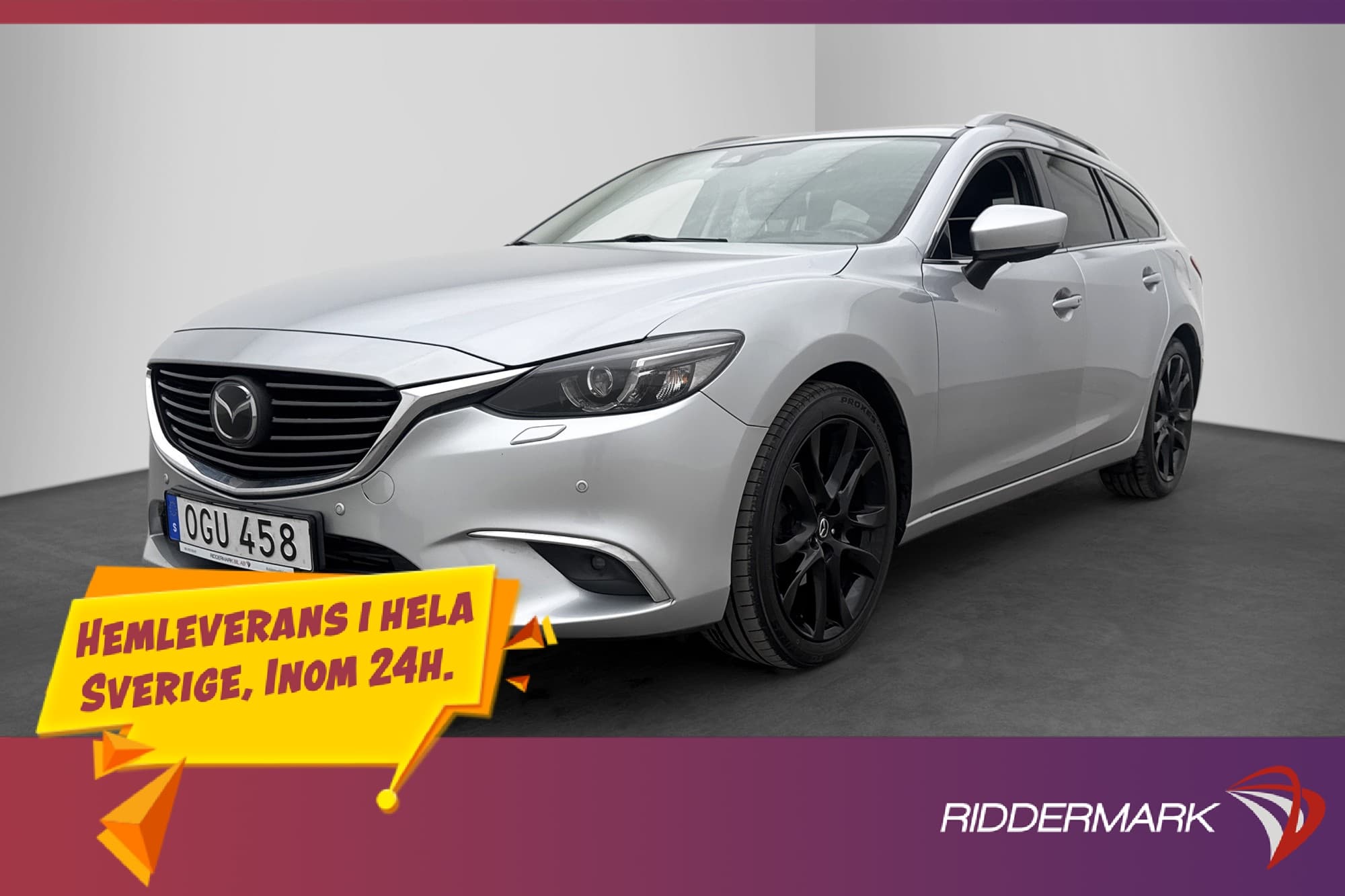 Mazda 6 Wagon AWD 175hk Optimum BOSE HUD M&K-Värmare Drag