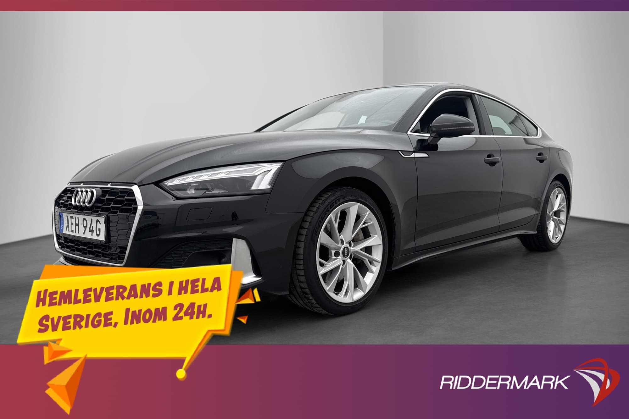 Audi A5 Sportback 45 TFSI Q Comfort Värmare Kamera CarPlay