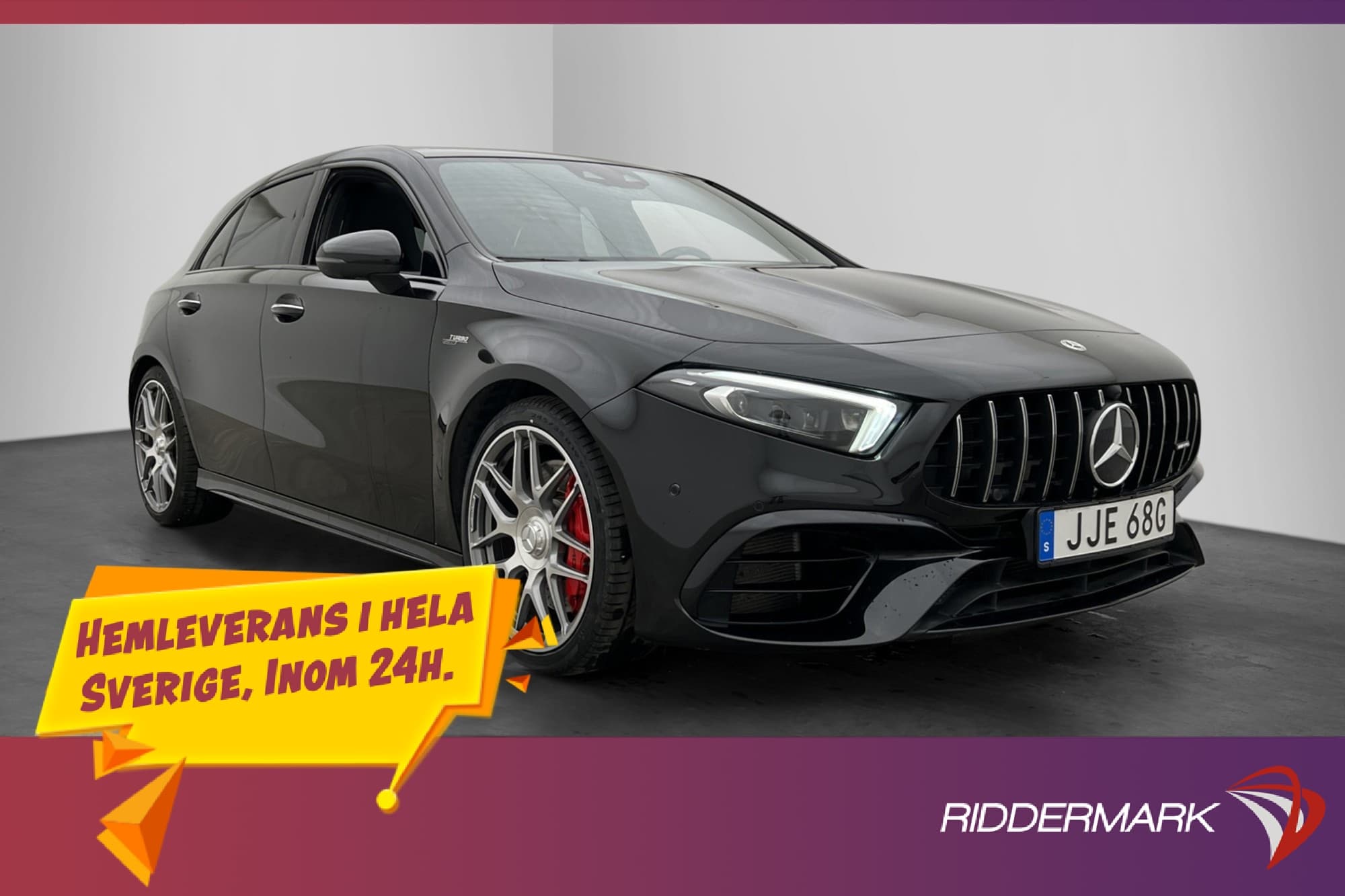 Mercedes-Benz AMG A 45 S 4MATIC+ 421hk Pano Burmester 360°