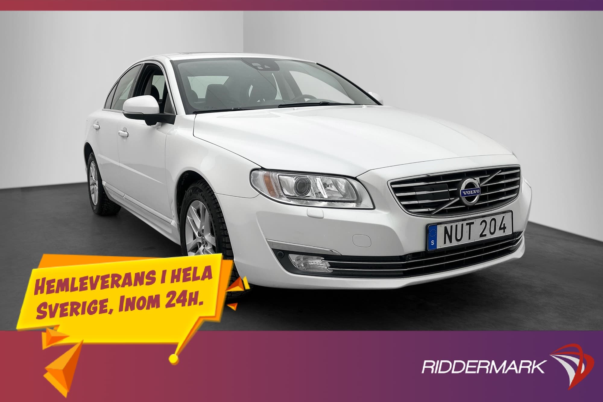 Volvo S80 D4 181hk Classic Summum Värm Taklucka Skinn BLIS