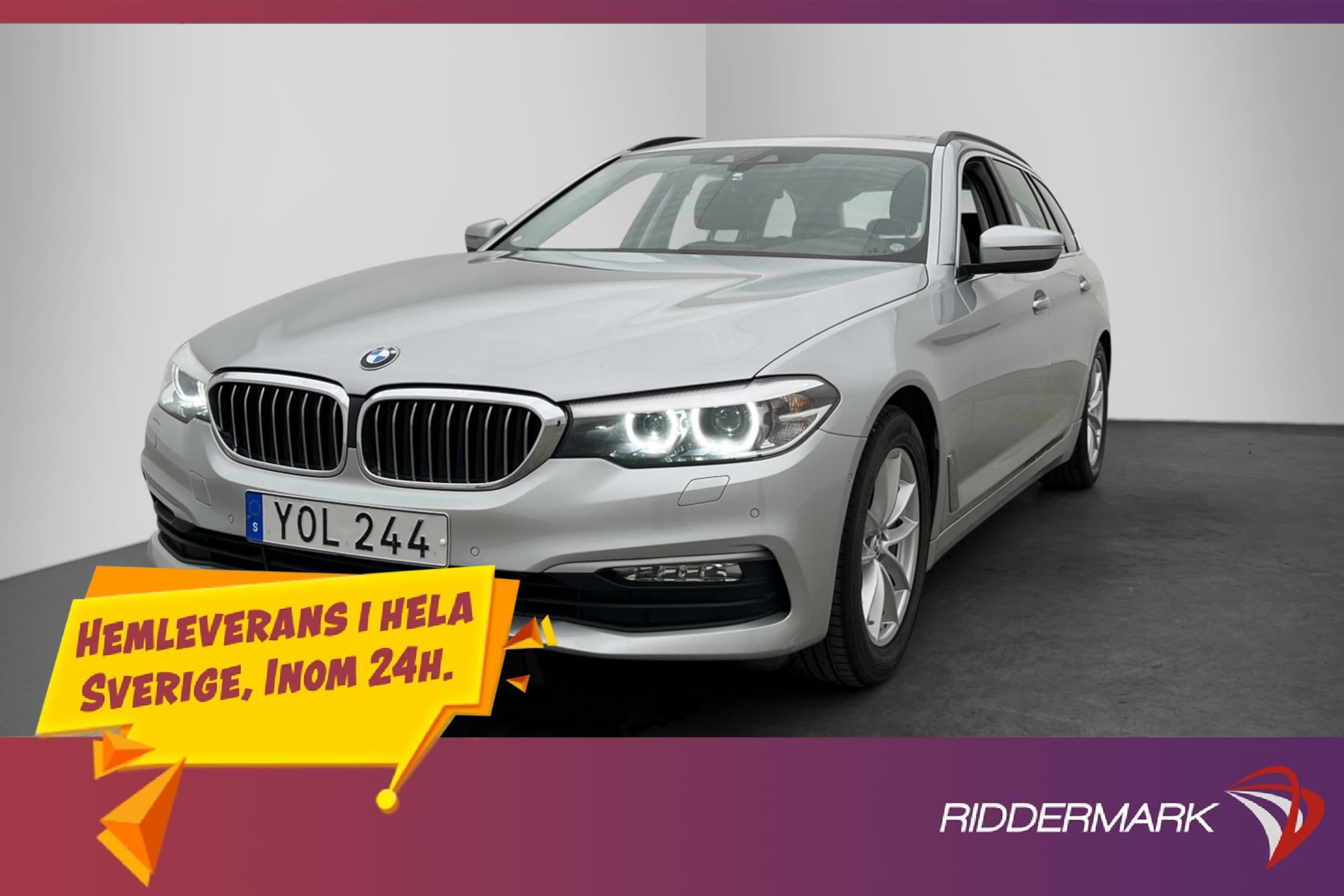 BMW 520d xDrive Touring 190hk Kamera Navi Rattvärme Keyless