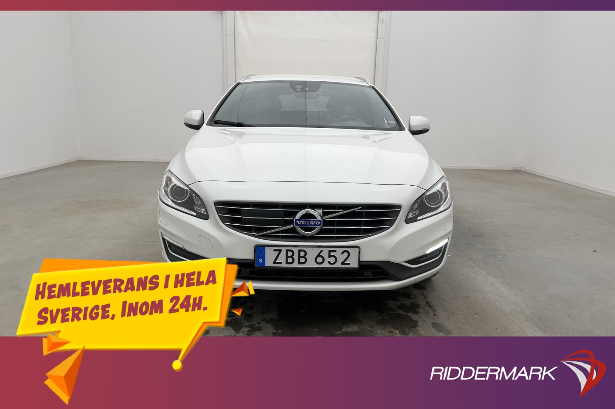 Volvo V60 D5 Plug-in Hybrid Summum Värmare Skinn Drag VOC