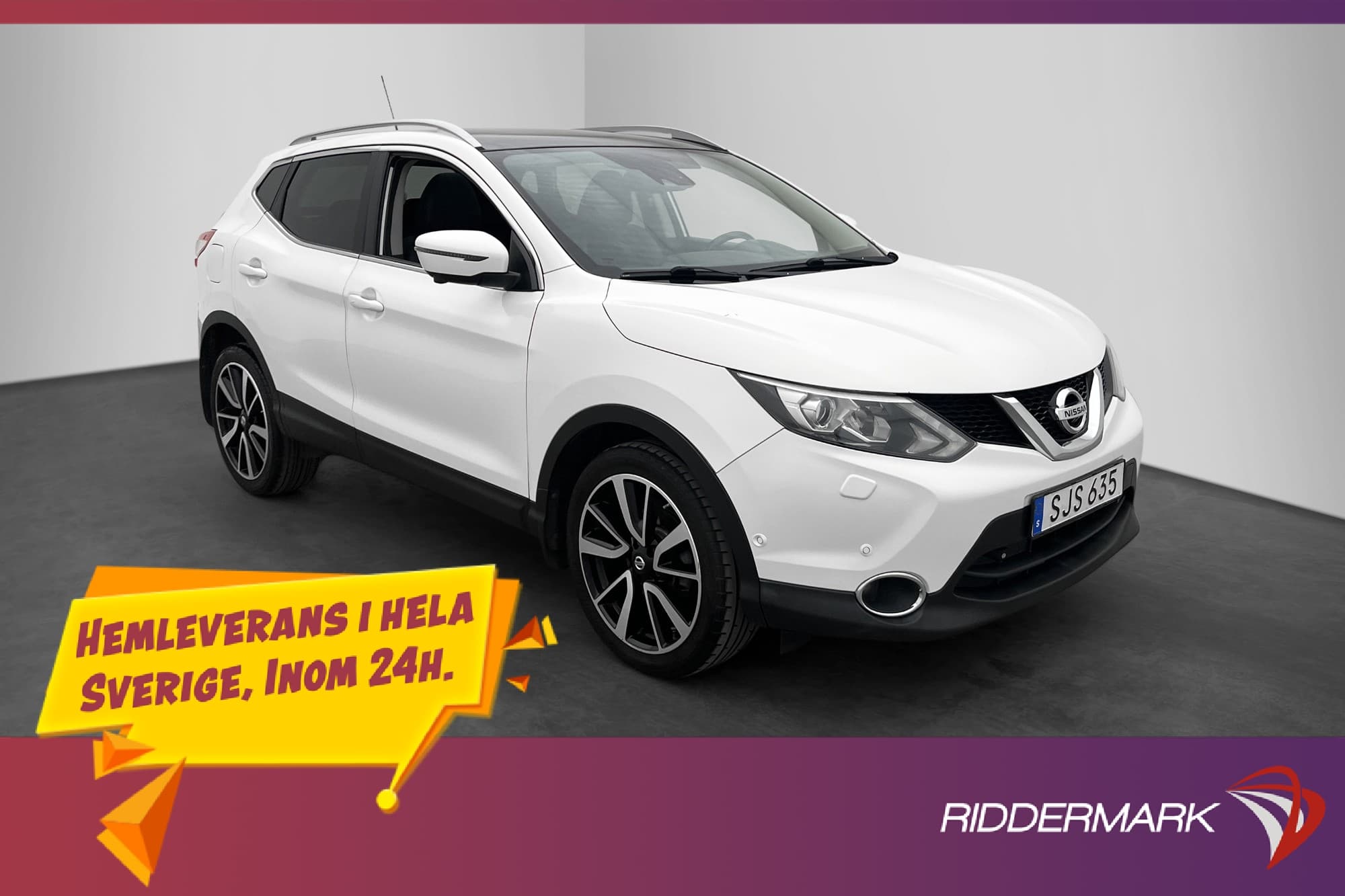 Nissan Qashqai 1.2 DIG-T Pano Keyless 360° Nav Drag Sensorer