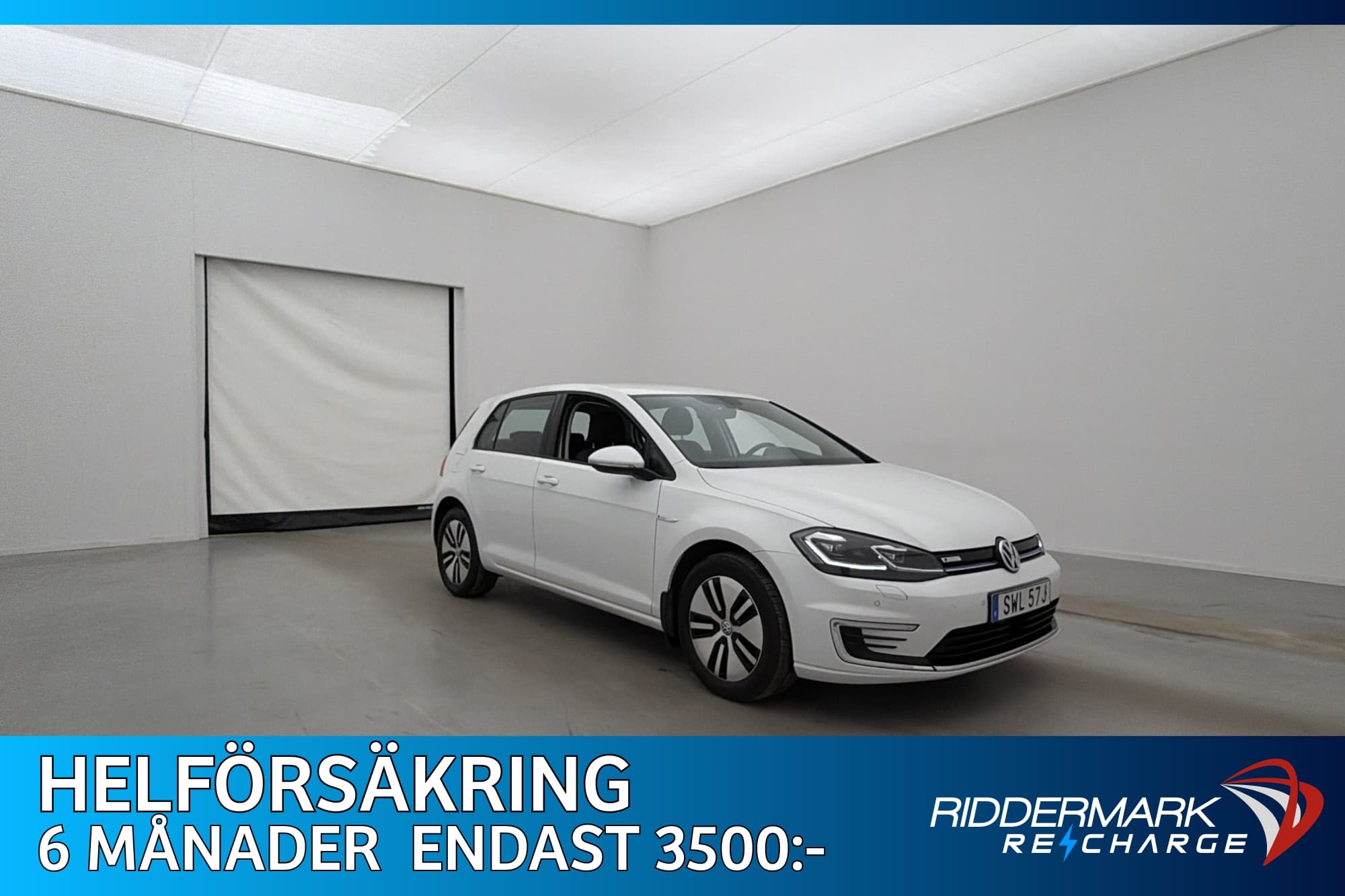 Volkswagen E-Golf Plus Värmare Cockpit Sensorer CarPlay MOMS