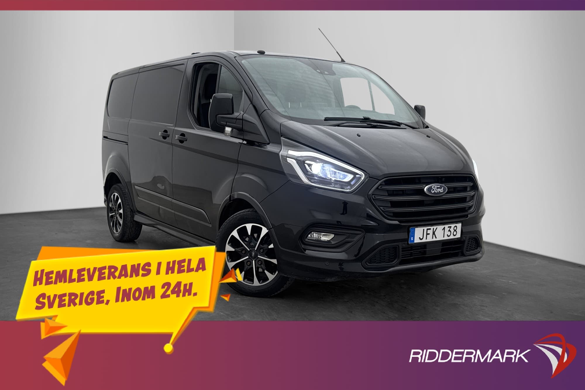Ford Transit Custom Sport 170hk Värmare Drag B-Kamera Moms