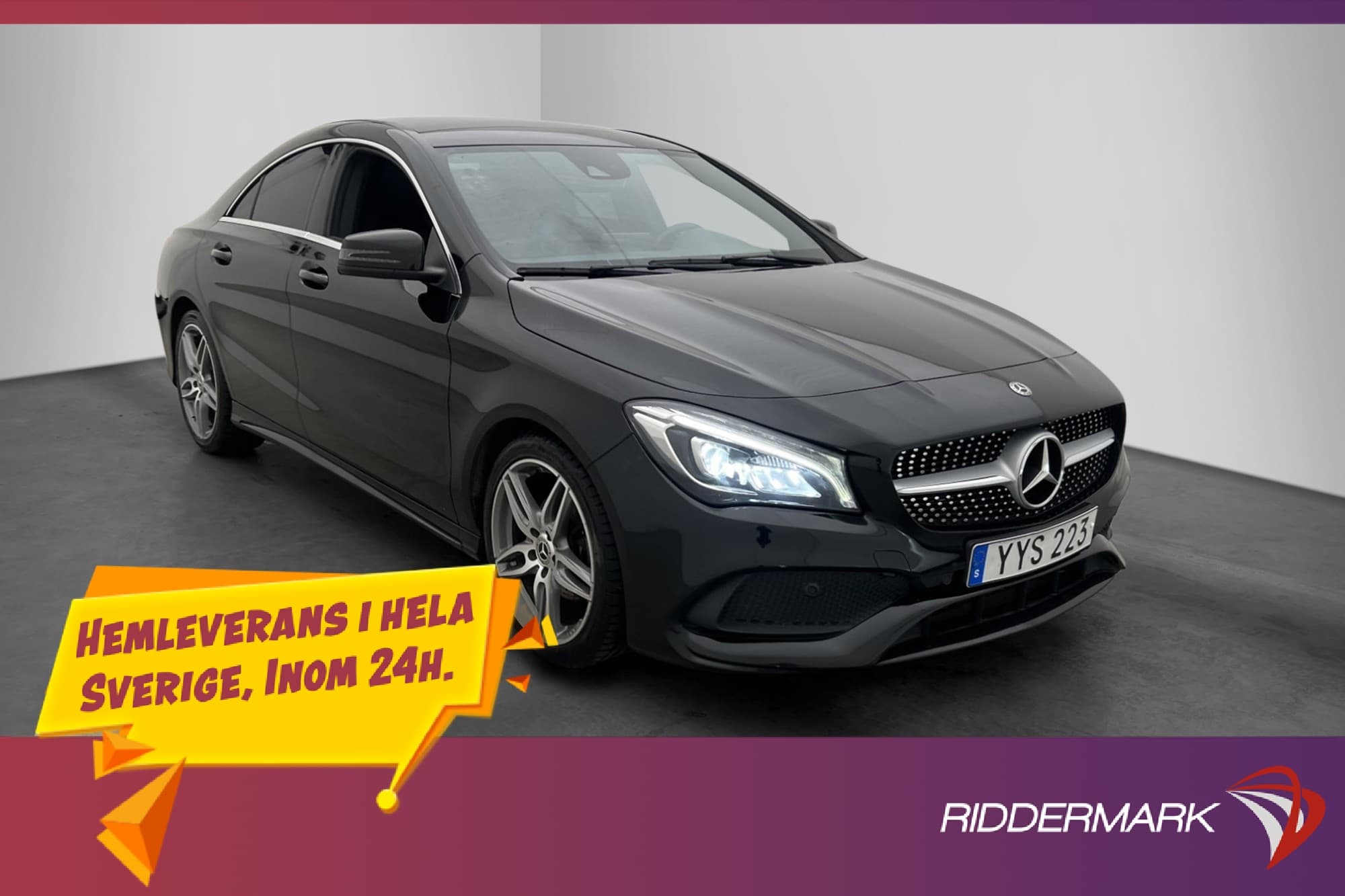 Mercedes-Benz CLA 200 d 4Matic AMG Panorama Kamera Halvskinn