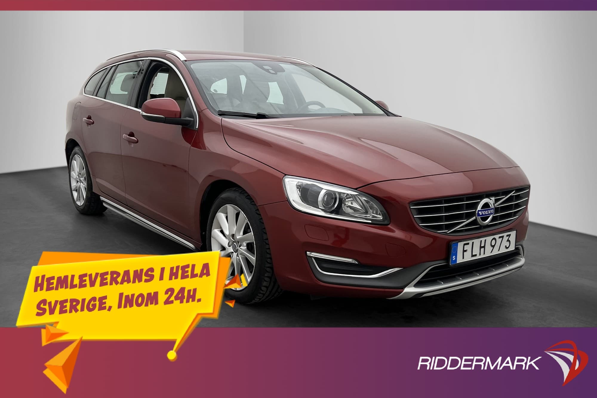 Volvo V60 D3 Summum VOC Värmare Drag Skinn Kamrem-Bytt