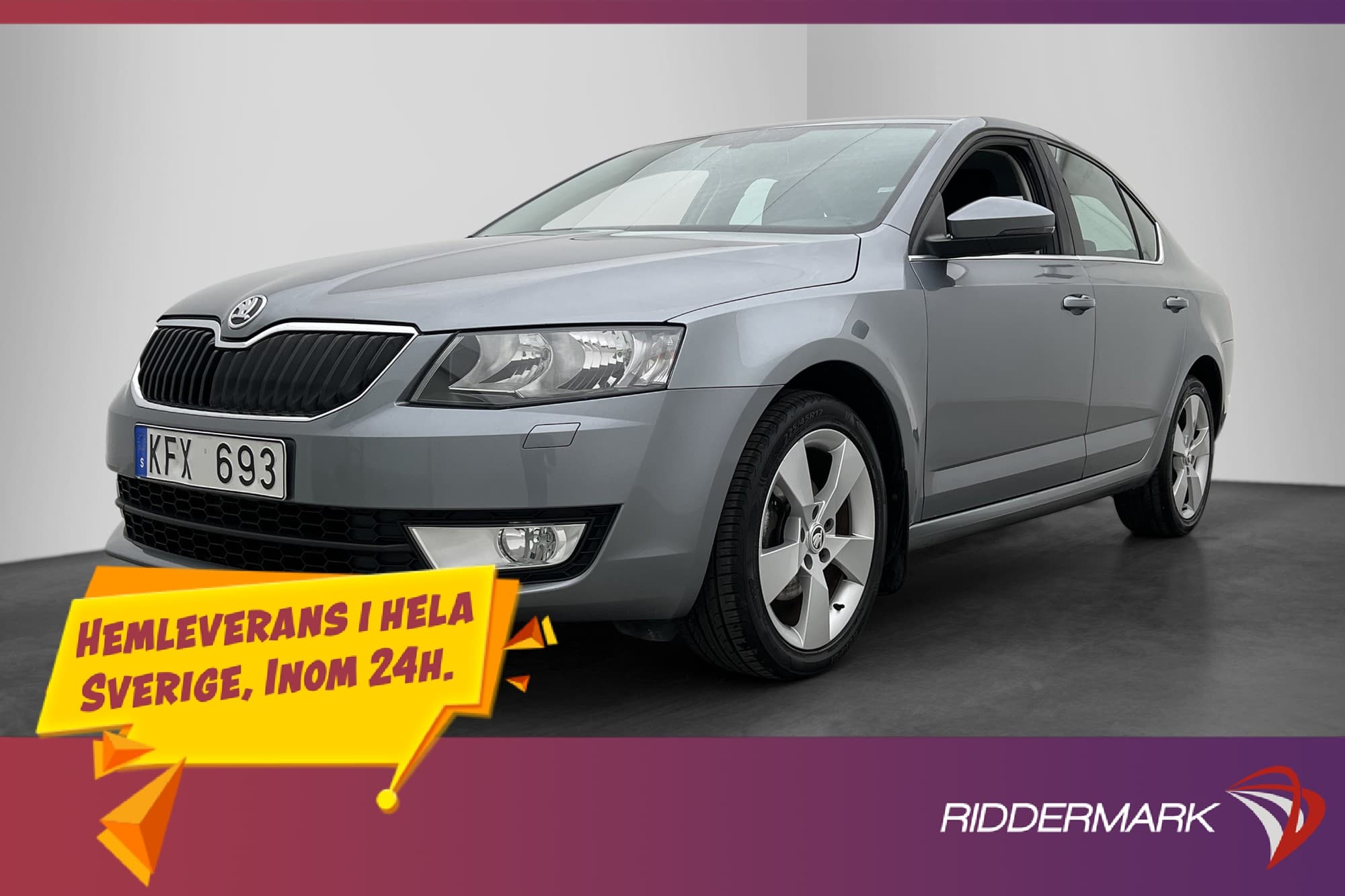 Skoda Octavia TSI 105hk Elegance Sensorer Dragkrok Farthåll