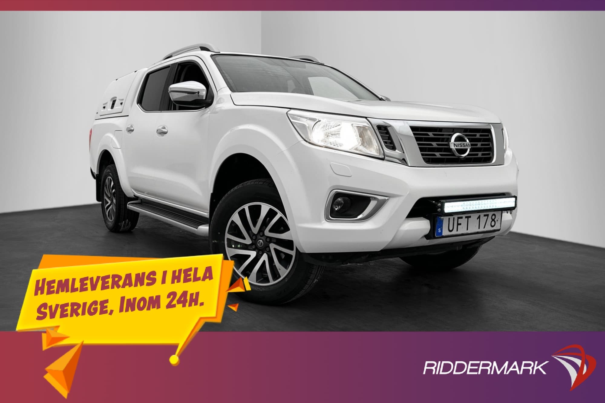 Nissan Navara 2.3dCi 4WD Dragkrok B-Kamera Diff Kåpa MOMS