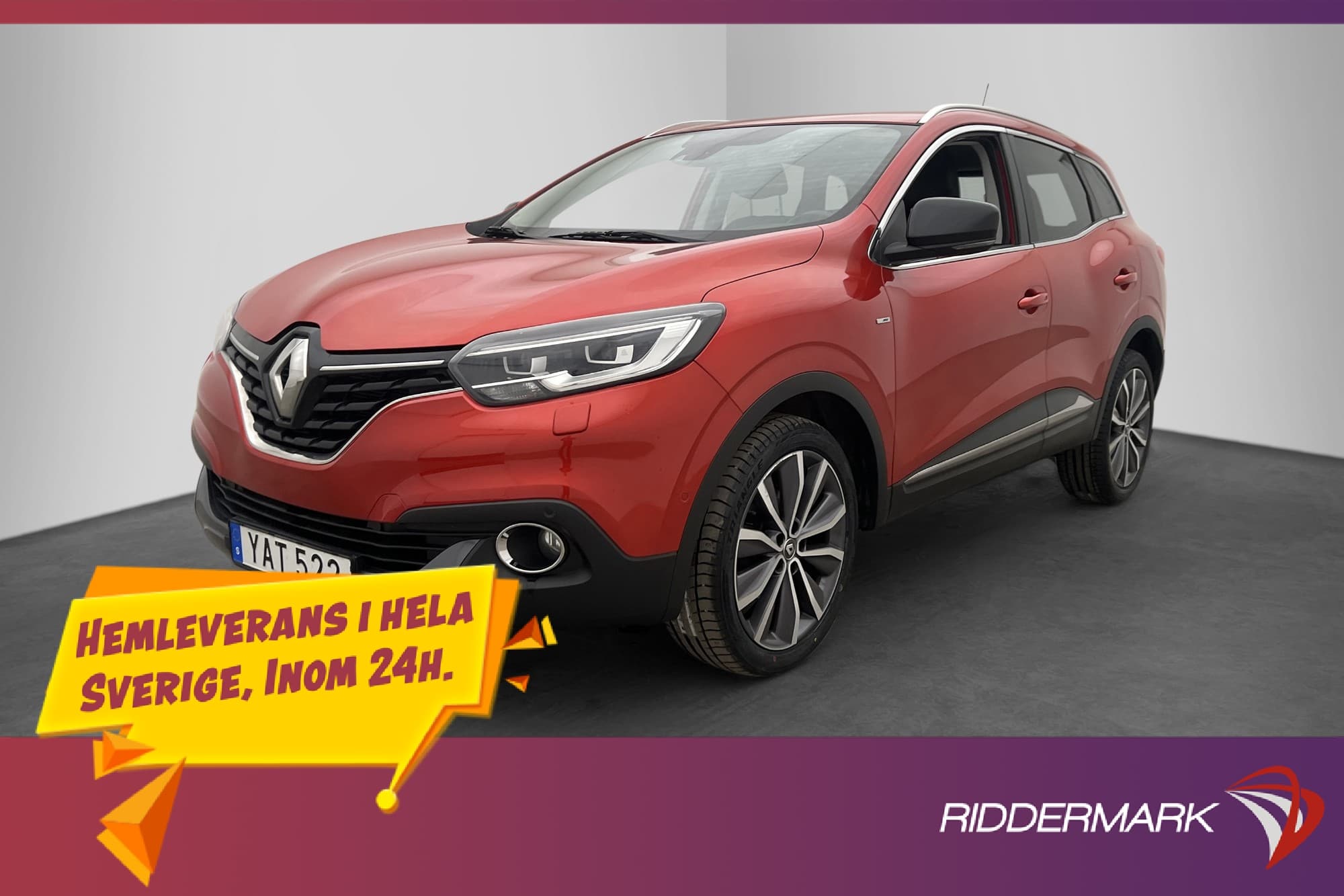 Renault Kadjar 1.5 dCi 110hk BOSE Edition Kamera Navi Skinn