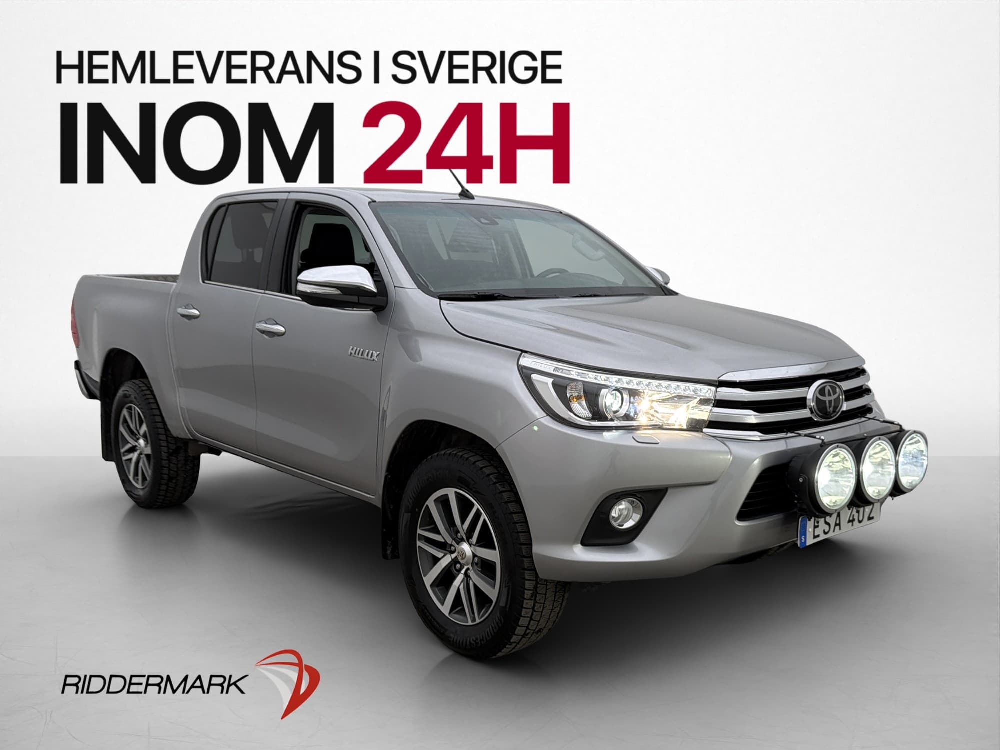 Toyota Hilux 2.4 150hk AWD B-Kamera Dragkrok Farthållare