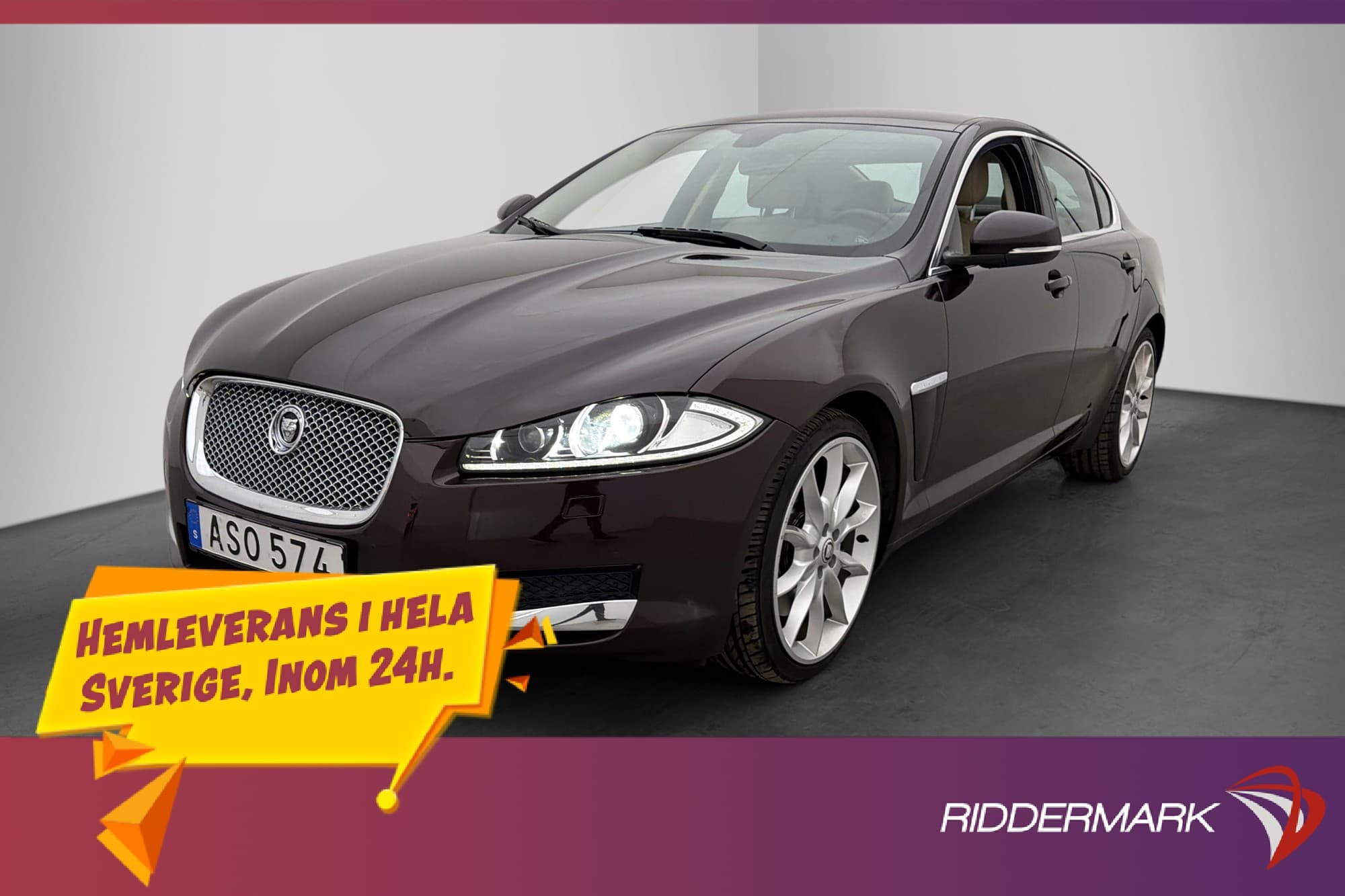 Jaguar XF 3.0 V6 340hk Kamera Skinn Navi Rattvärme