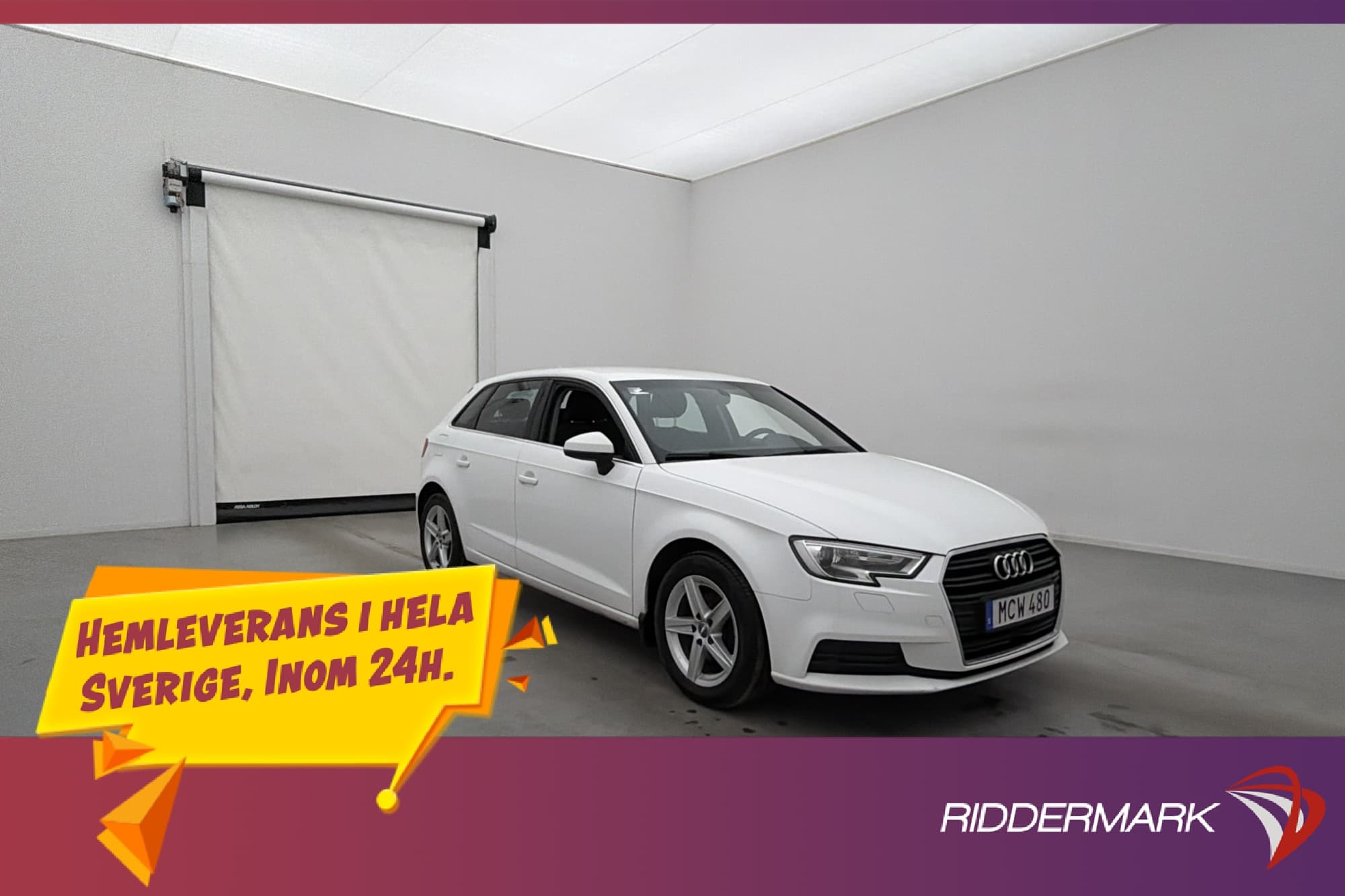 Audi A3 1.5 TFSI 150hk Sensorer Farthållare 426kr Årsskatt