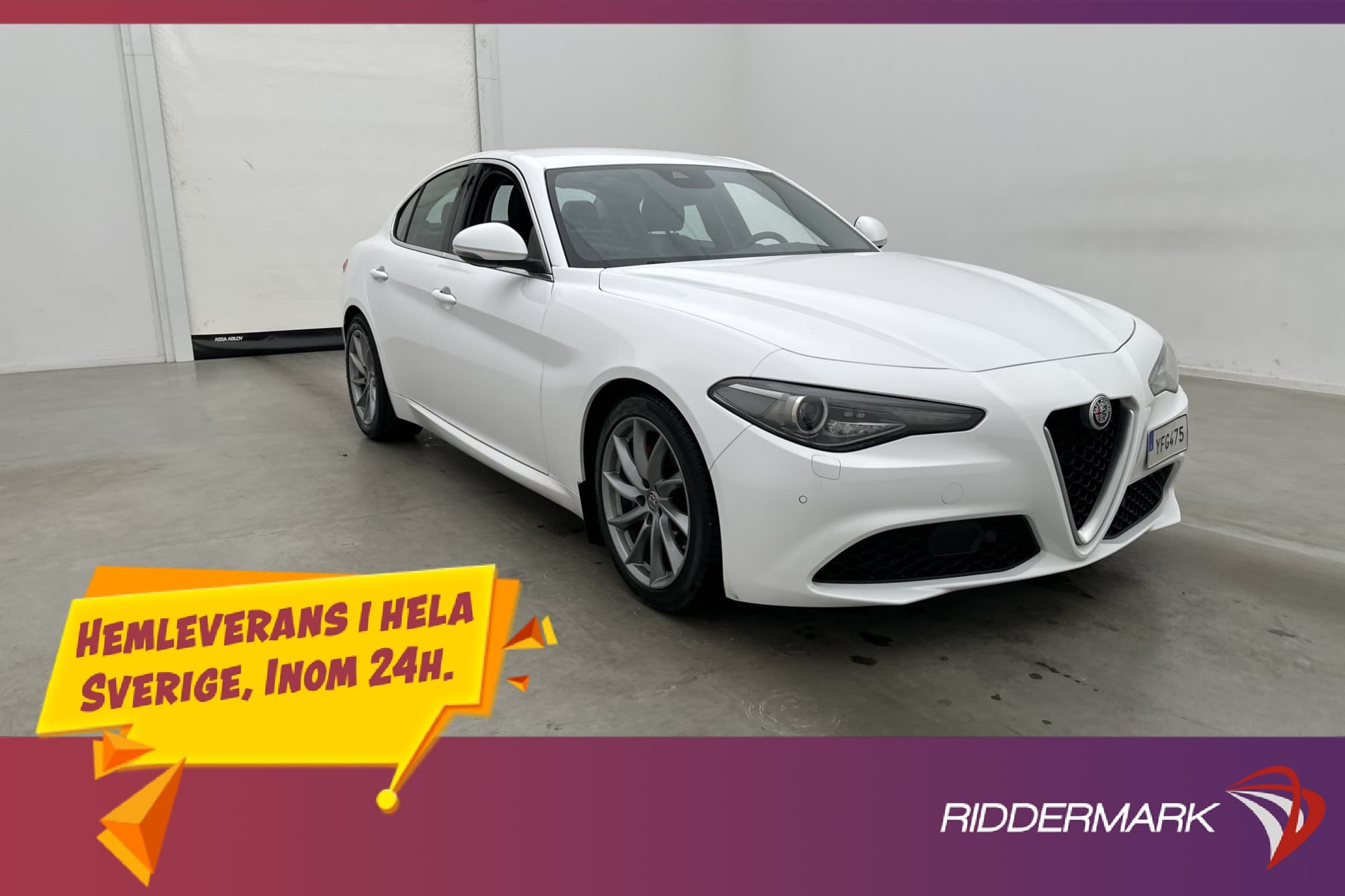 Alfa Romeo Giulia 2.2 JTD 180hk Super Navi Skinn Keyless