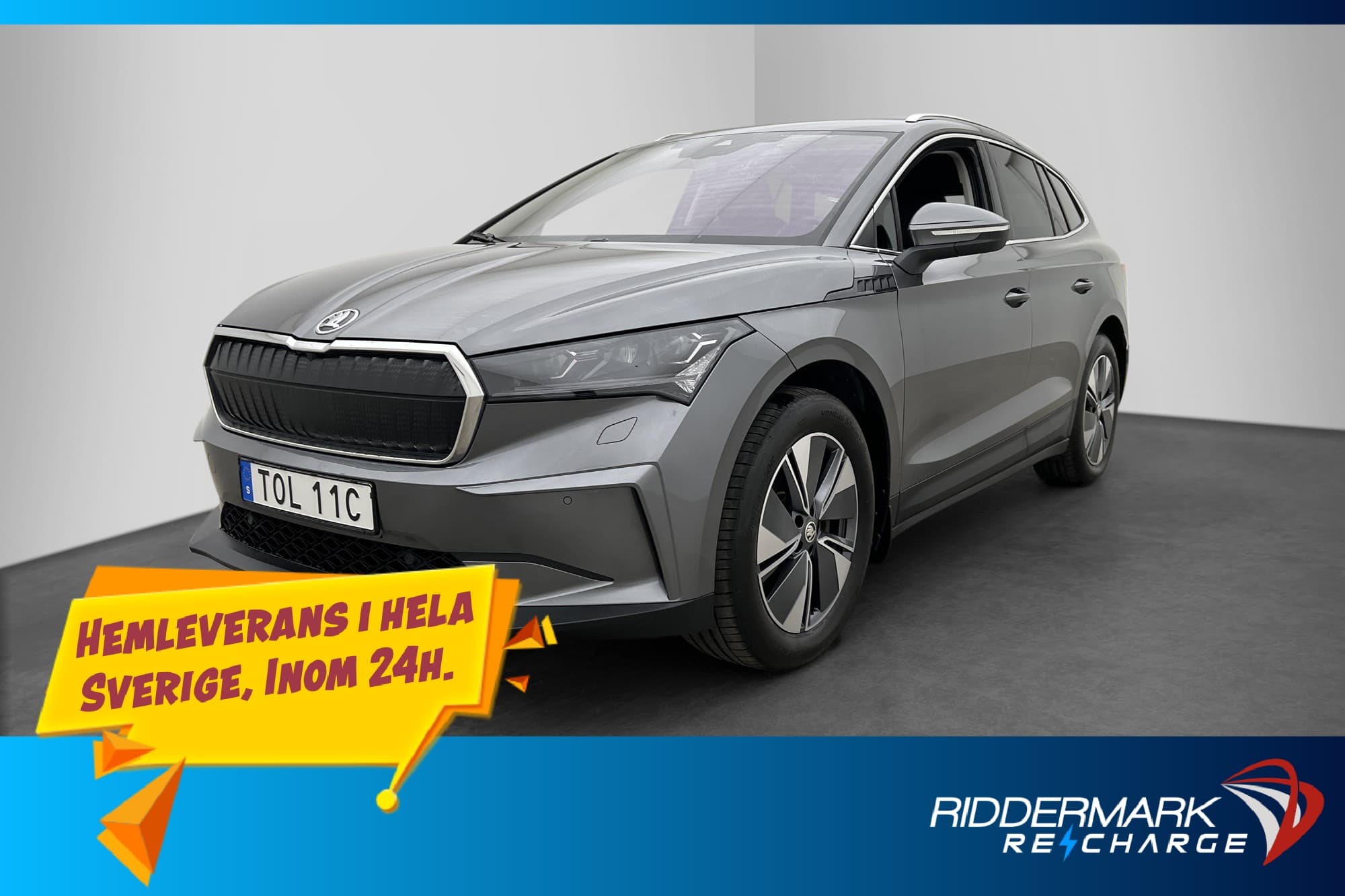 Skoda Enyaq 85x 286hk Värmare Dragkrok Kamera CarPlay MOMS