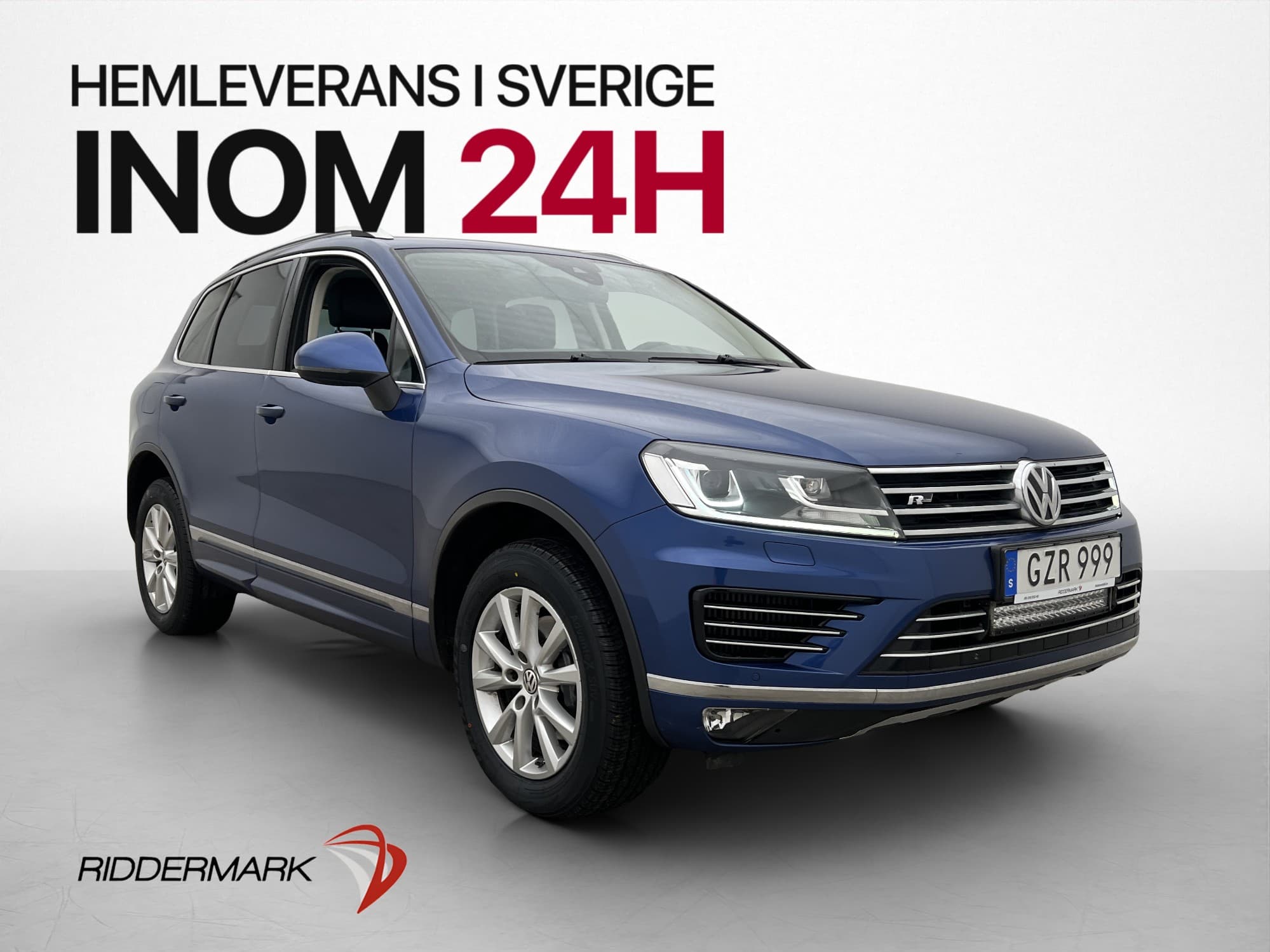 Volkswagen Touareg V6 262hk 4M R-Line Kamera Värm Skinn Drag