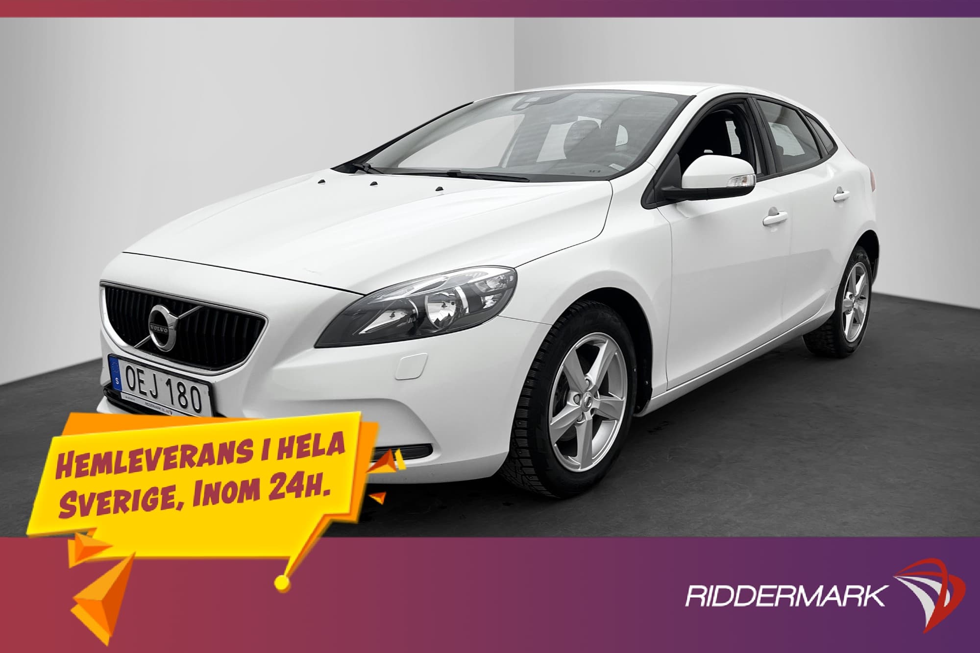 Volvo V40 D2 130hk Kinetic VOC Värmare P-Sensorer Bluetooth