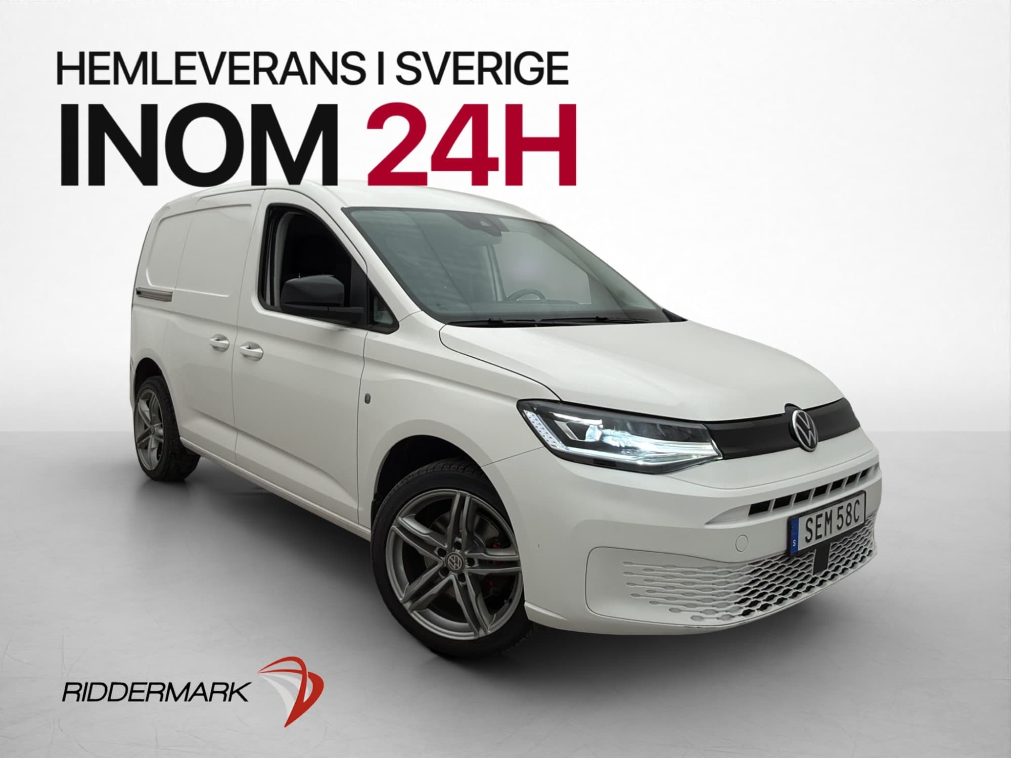 Volkswagen Caddy Cargo 2.0TDI 4M Värm B-Kamera CARPLAY Moms